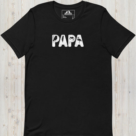 Papa Birdwatching Unisex t-shirt