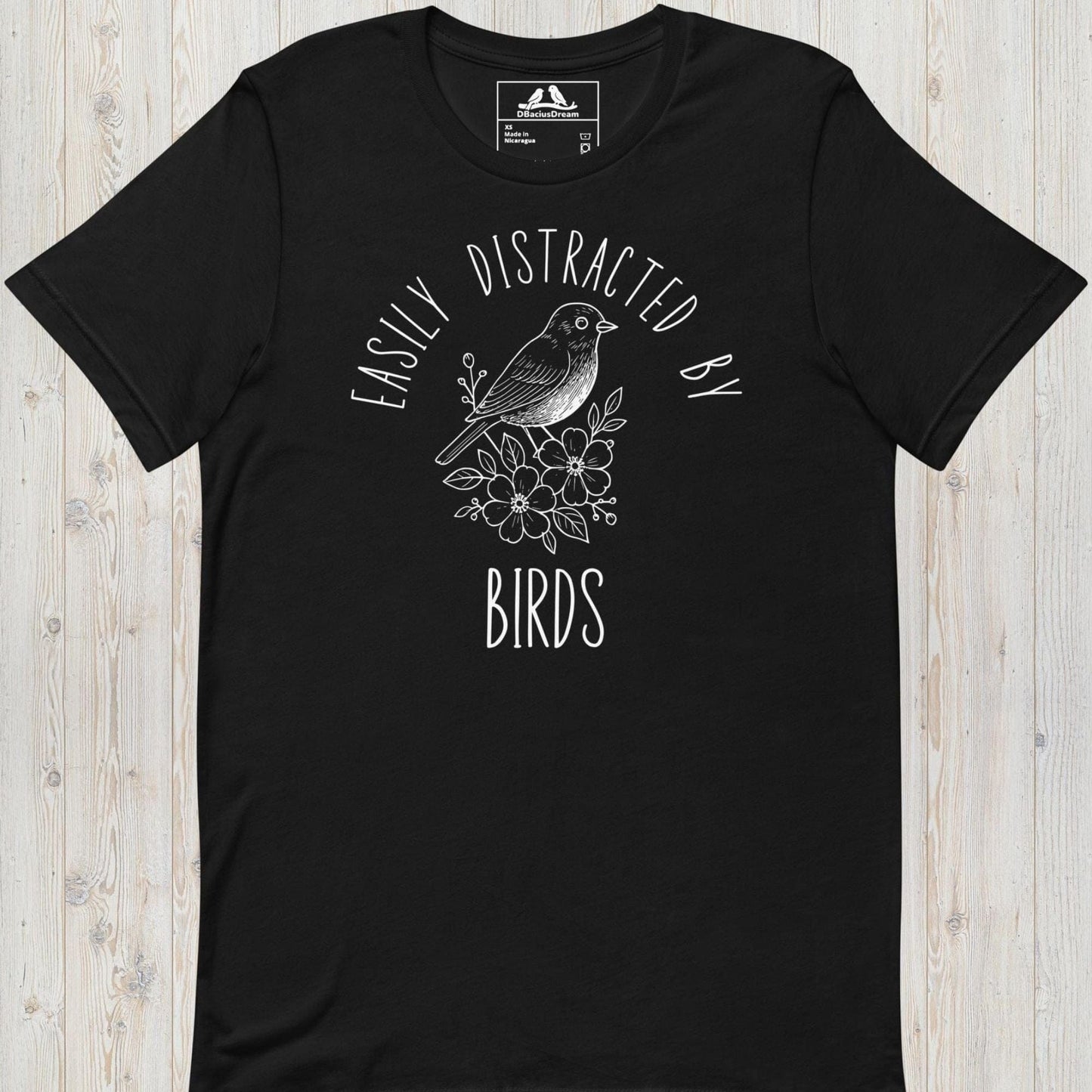 Easily Distracted By Birds Unisex t-shirt