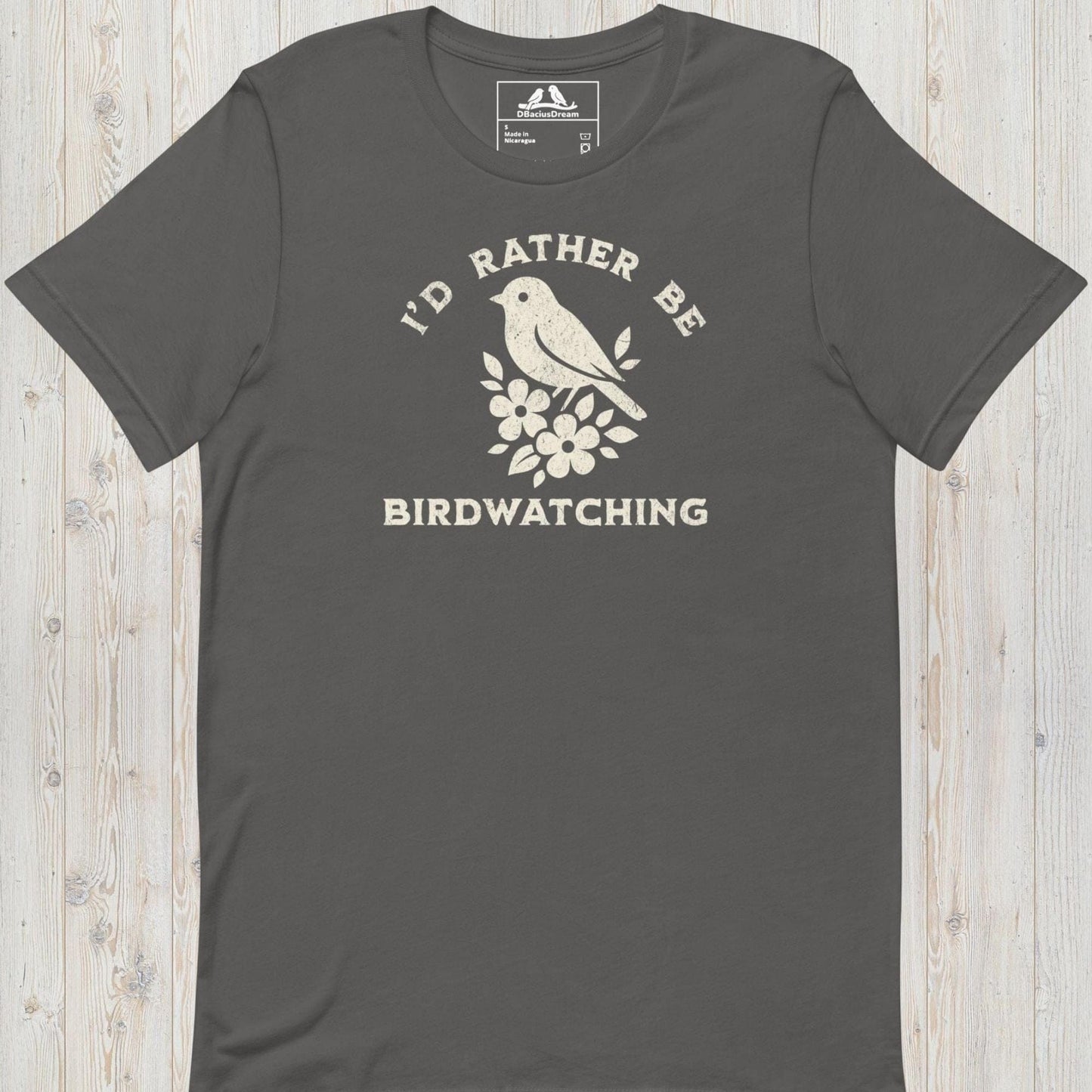 I´d Rather Be Birdwatching Unisex t-shirt