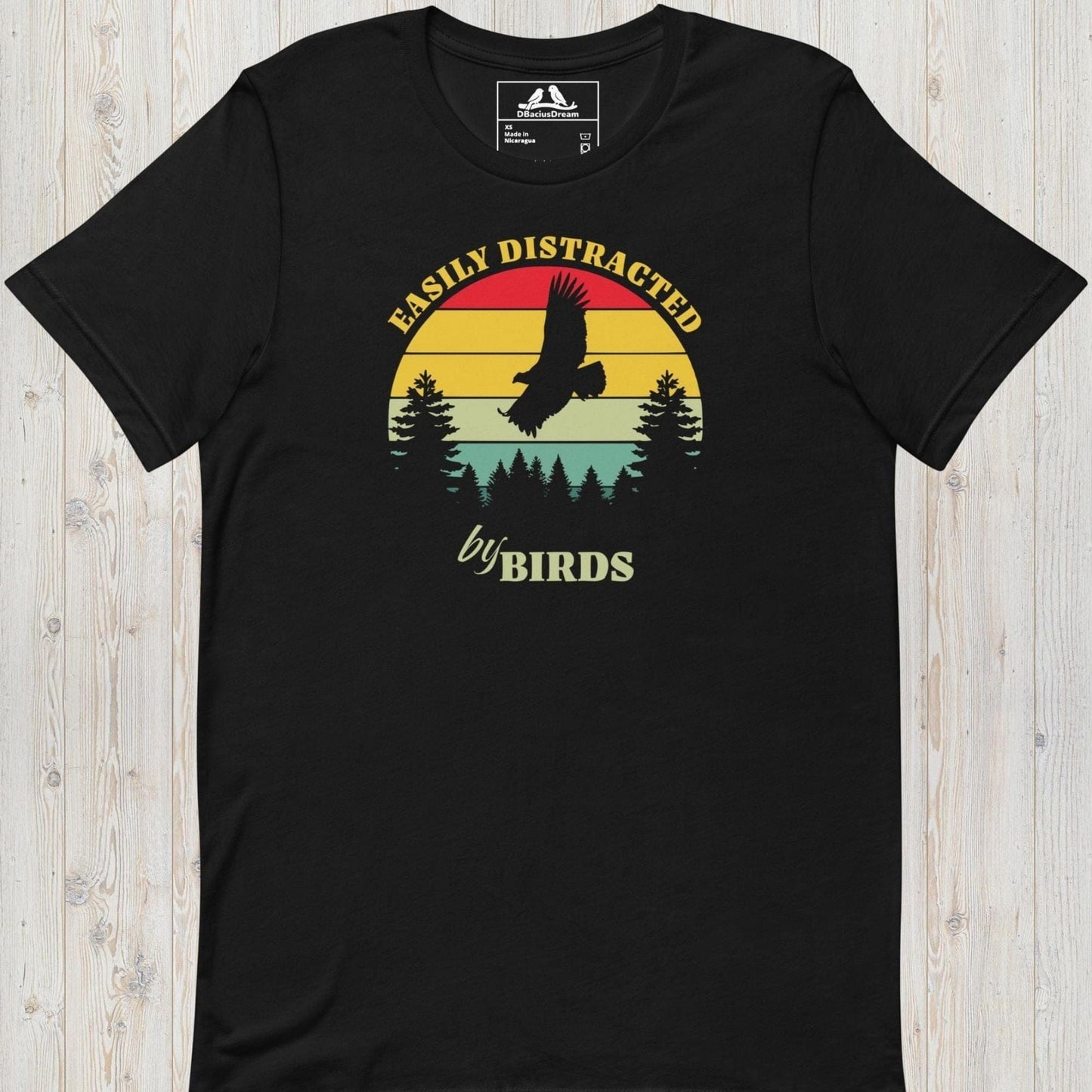 Easily Distracted By Birds Unisex t-shirt