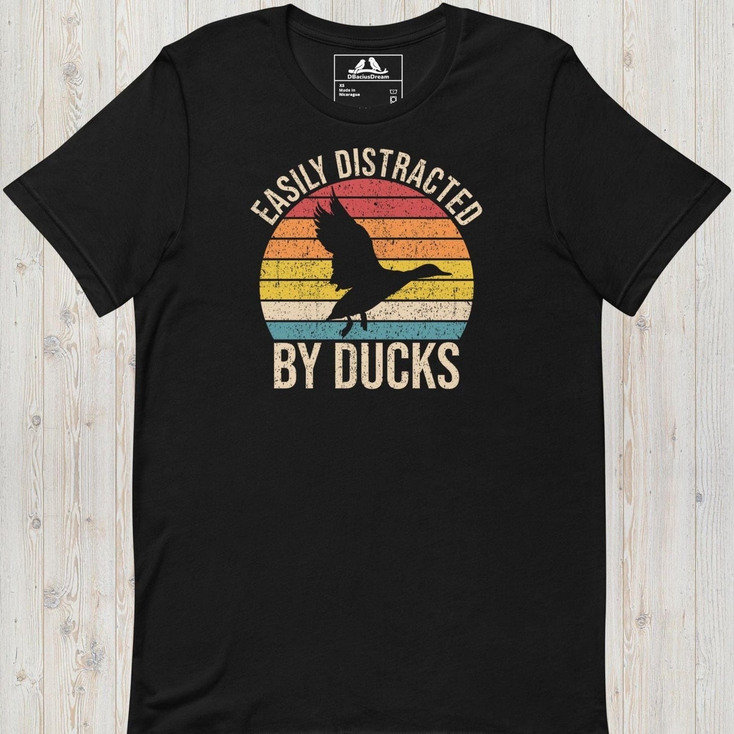 Easily Distracted By Ducks Unisex t-shirt