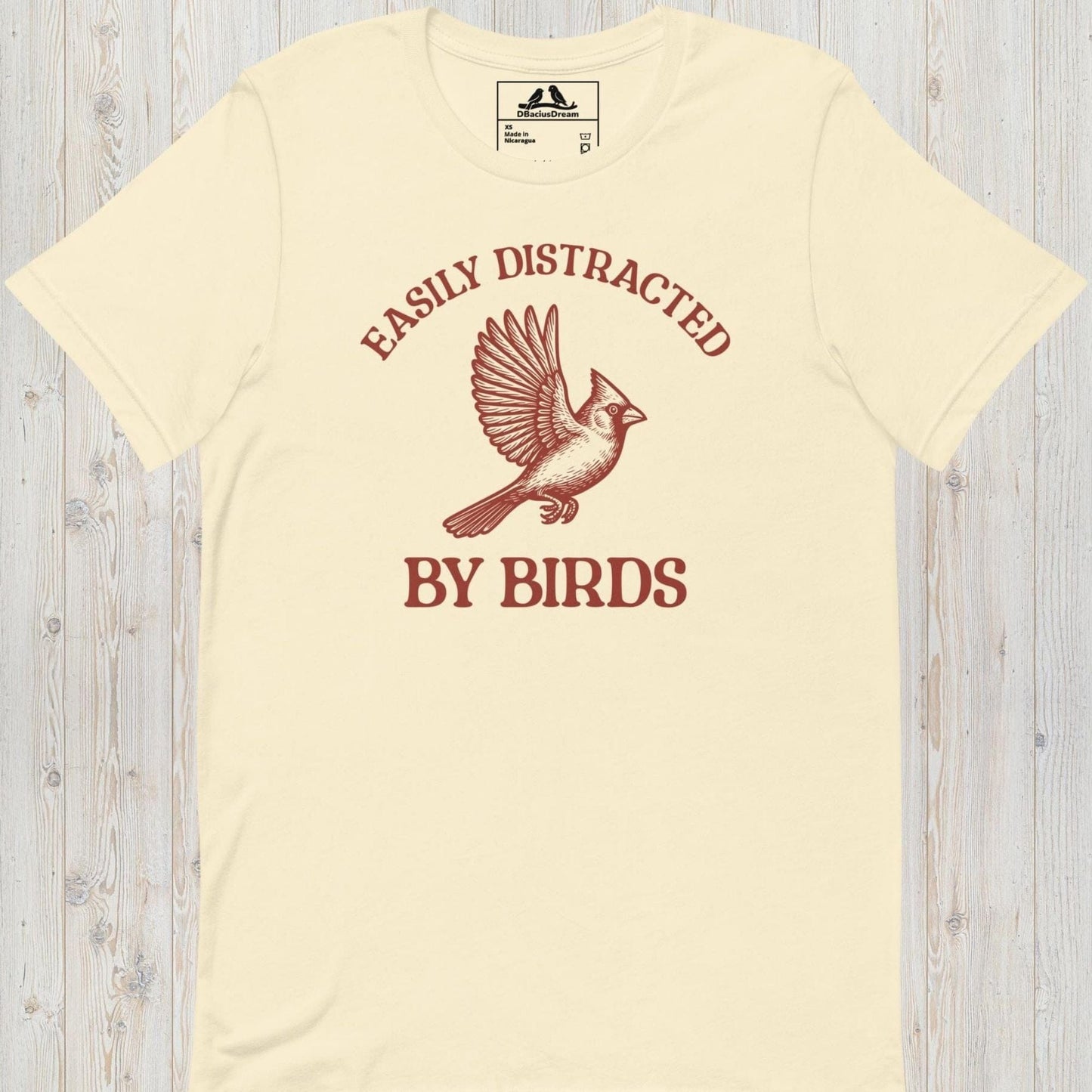 Easily Distracted By Birds Unisex t-shirt