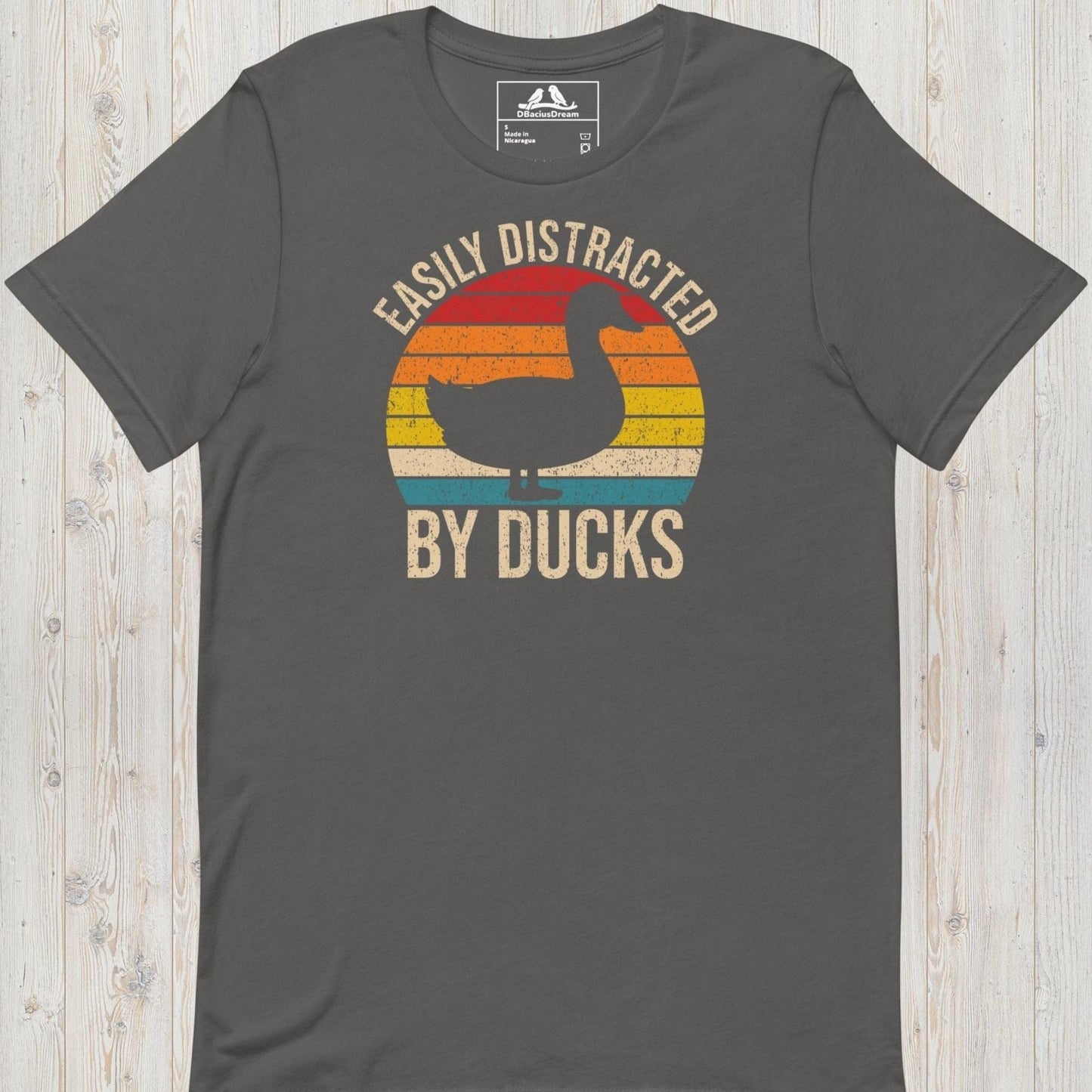 Easily Distracted By Ducks Unisex t-shirt