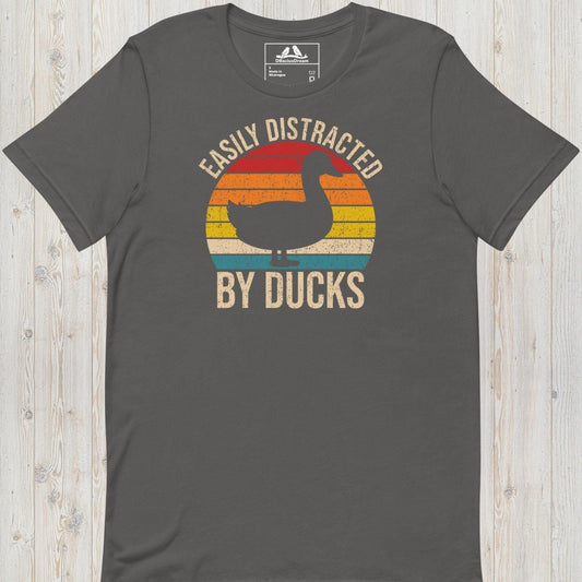 Easily Distracted By Ducks Unisex t-shirt