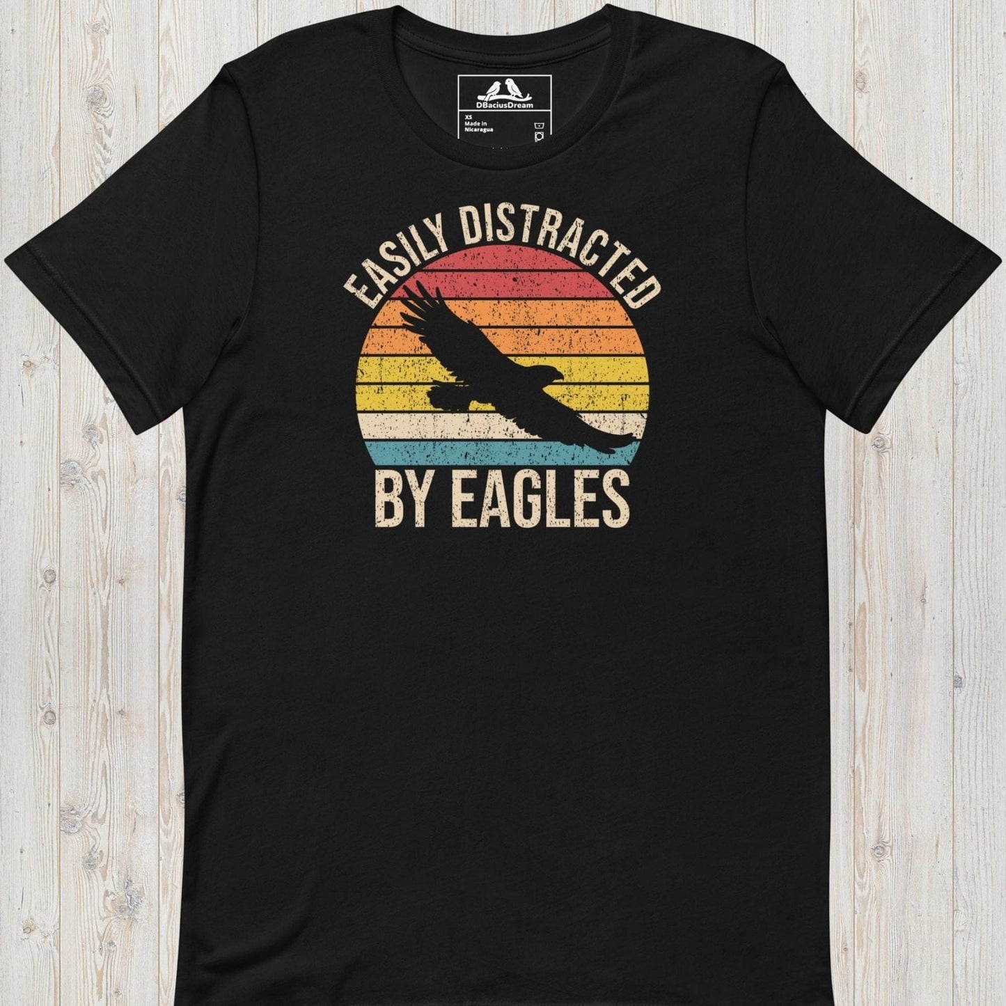 Easily Distracted By Eagles Unisex t-shirt