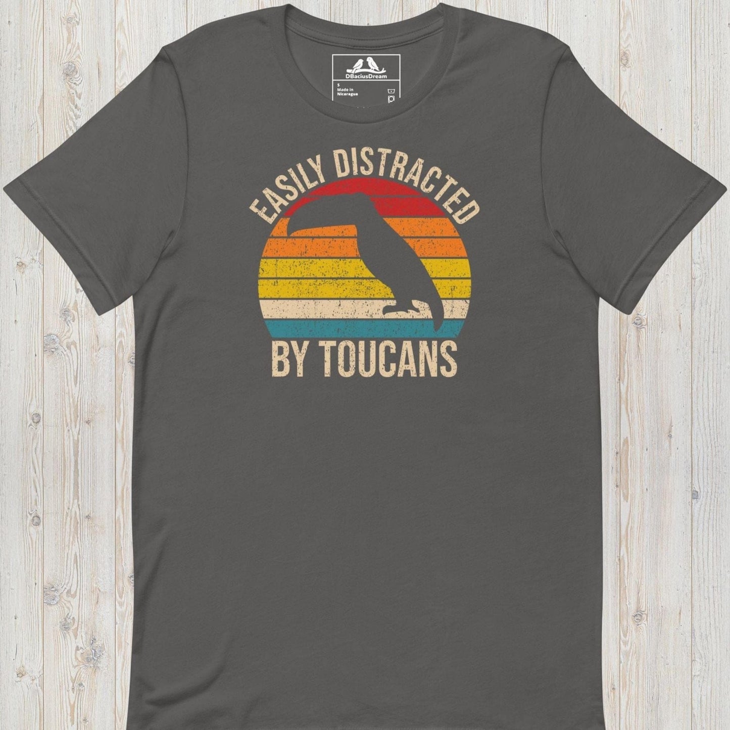 Easily Distracted By Toucans Unisex t-shirt