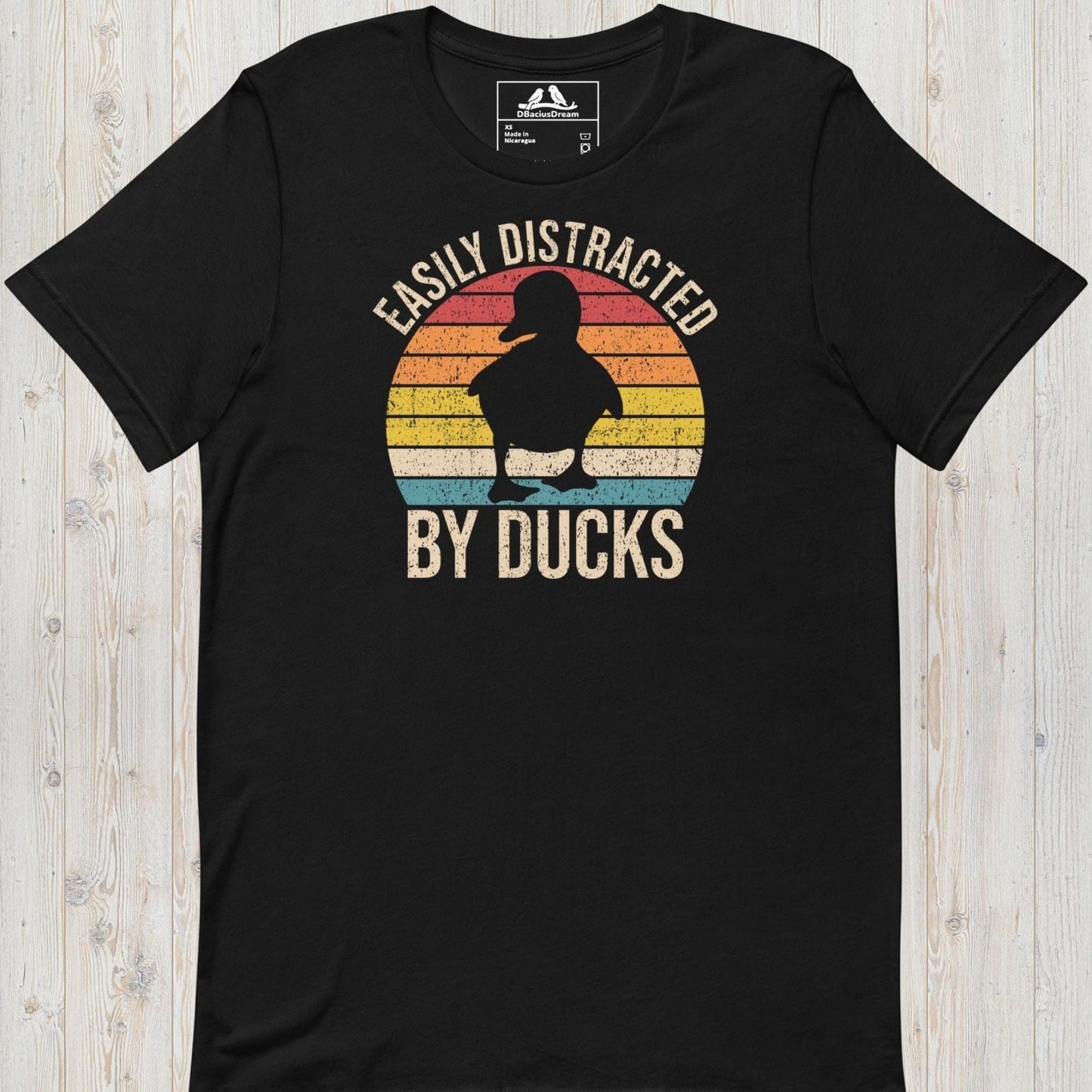 Easily Distracted By Ducks Unisex t-shirt