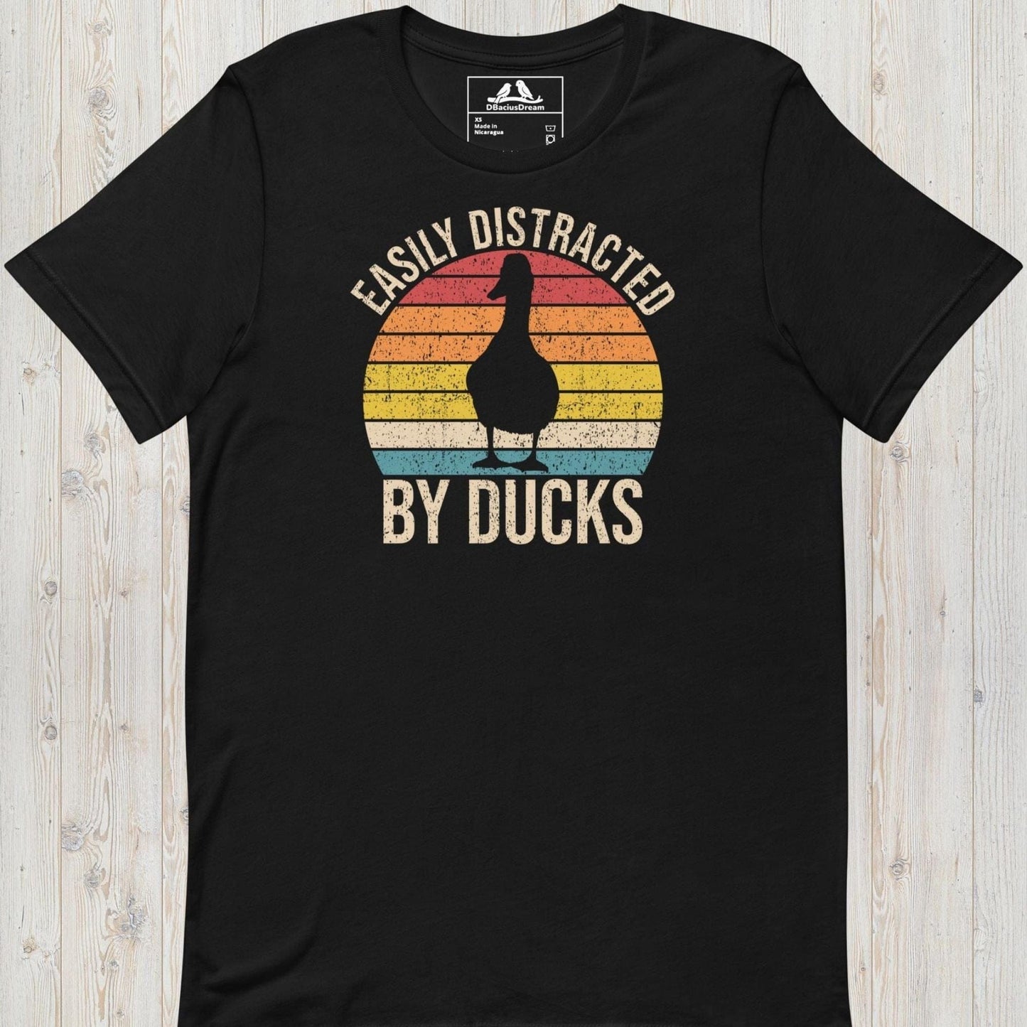Easily Distracted By Ducks Unisex t-shirt