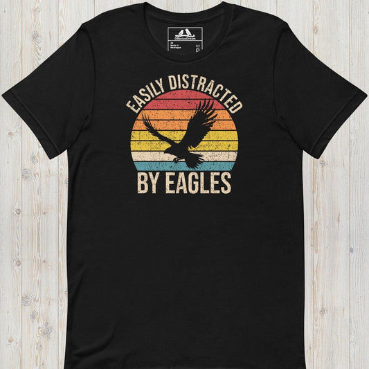 Easily Distracted By Eagles Unisex t-shirt