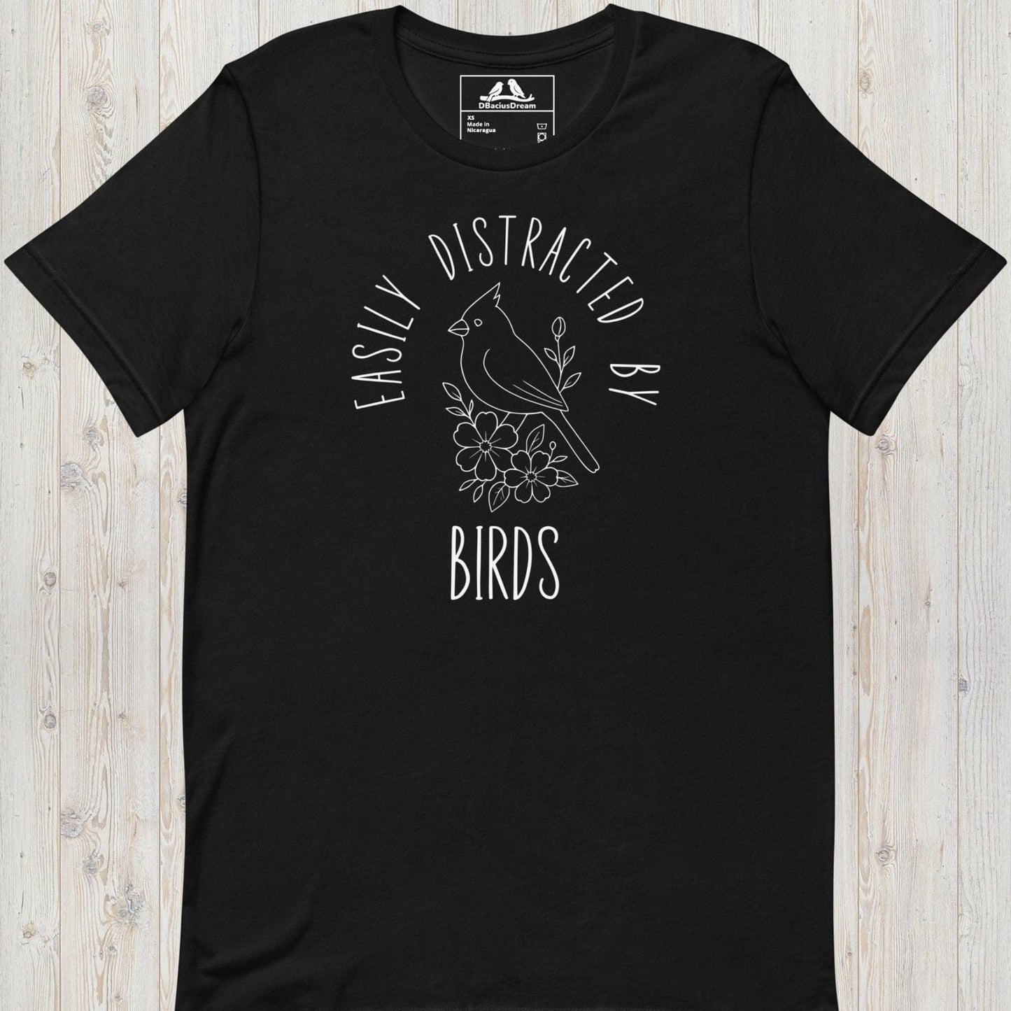 Easily Distracted By Birds Unisex t-shirt