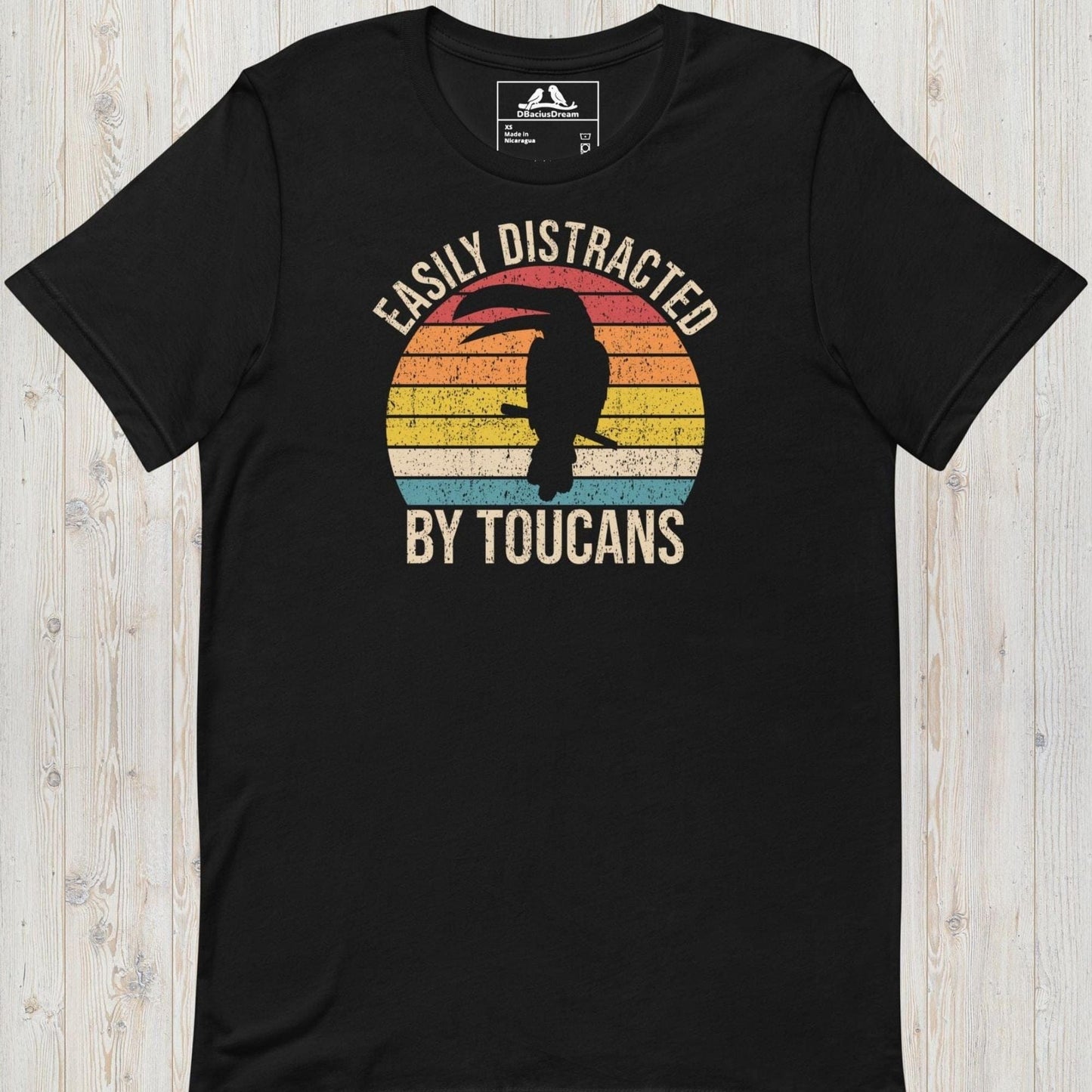Easily Distracted By Toucans Unisex t-shirt