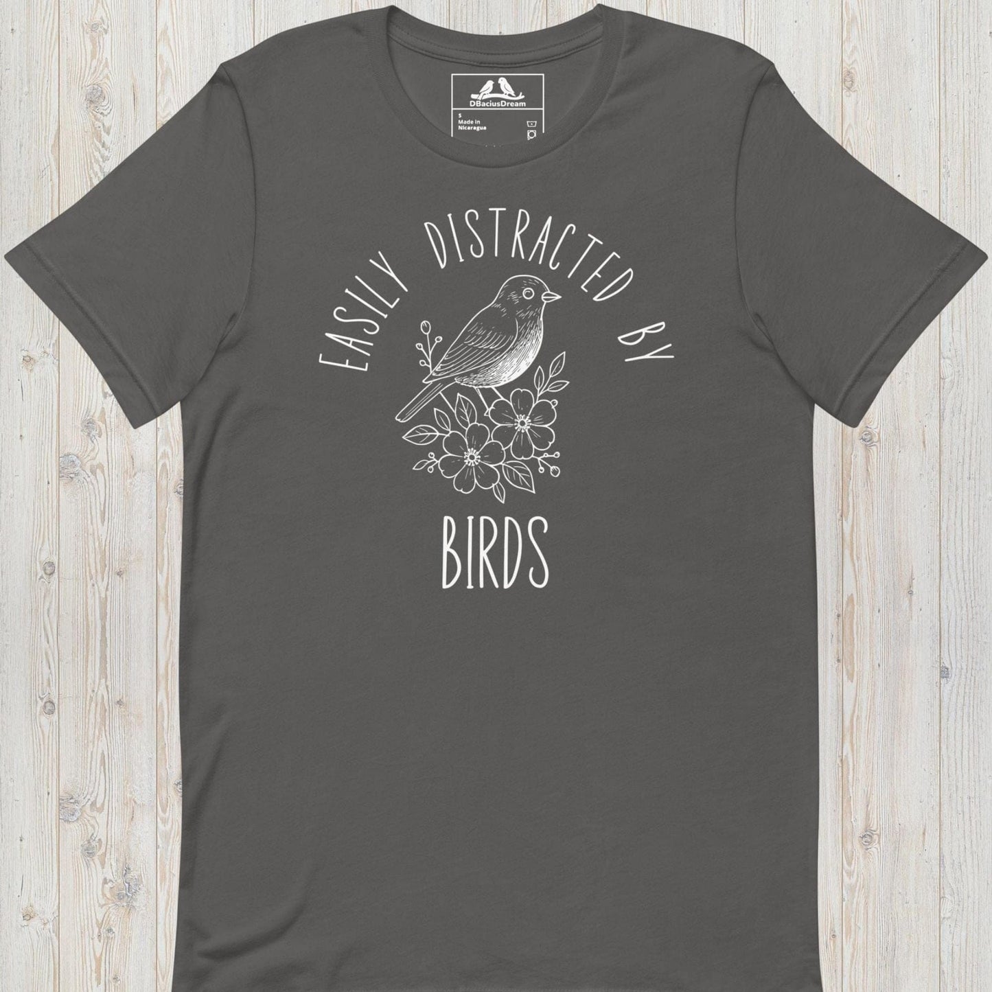 Easily Distracted By Birds Unisex t-shirt