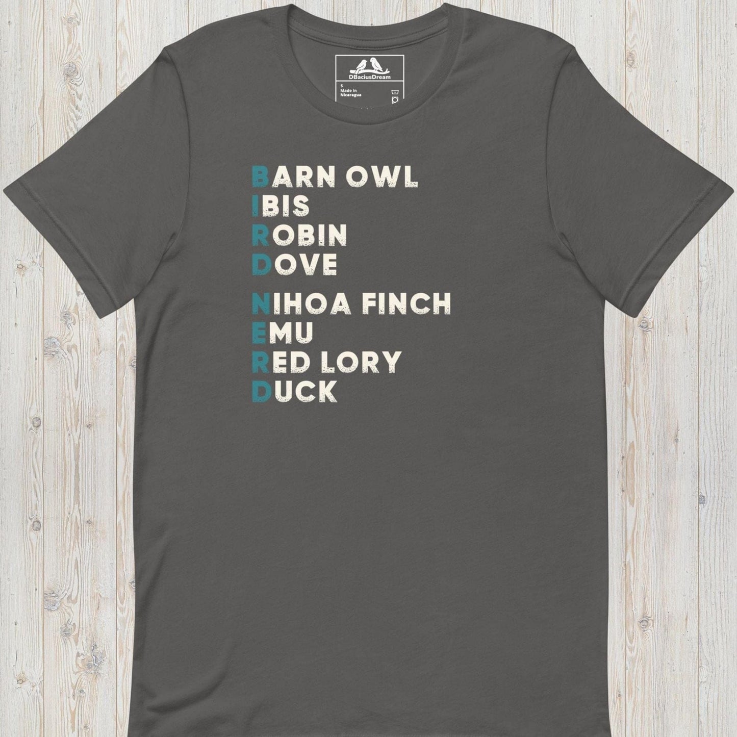 Bird Nerd Unisex t-shirt