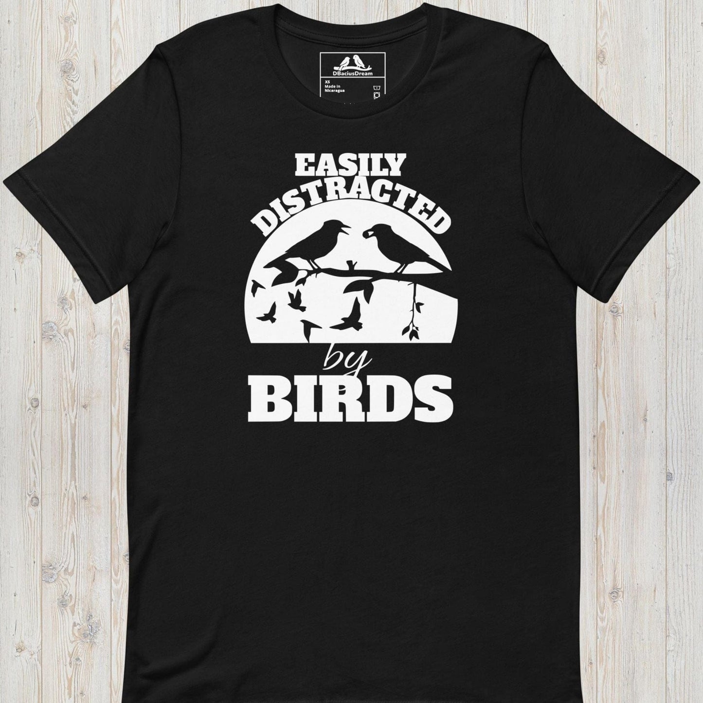 Easily Distracted By Birds Unisex t-shirt