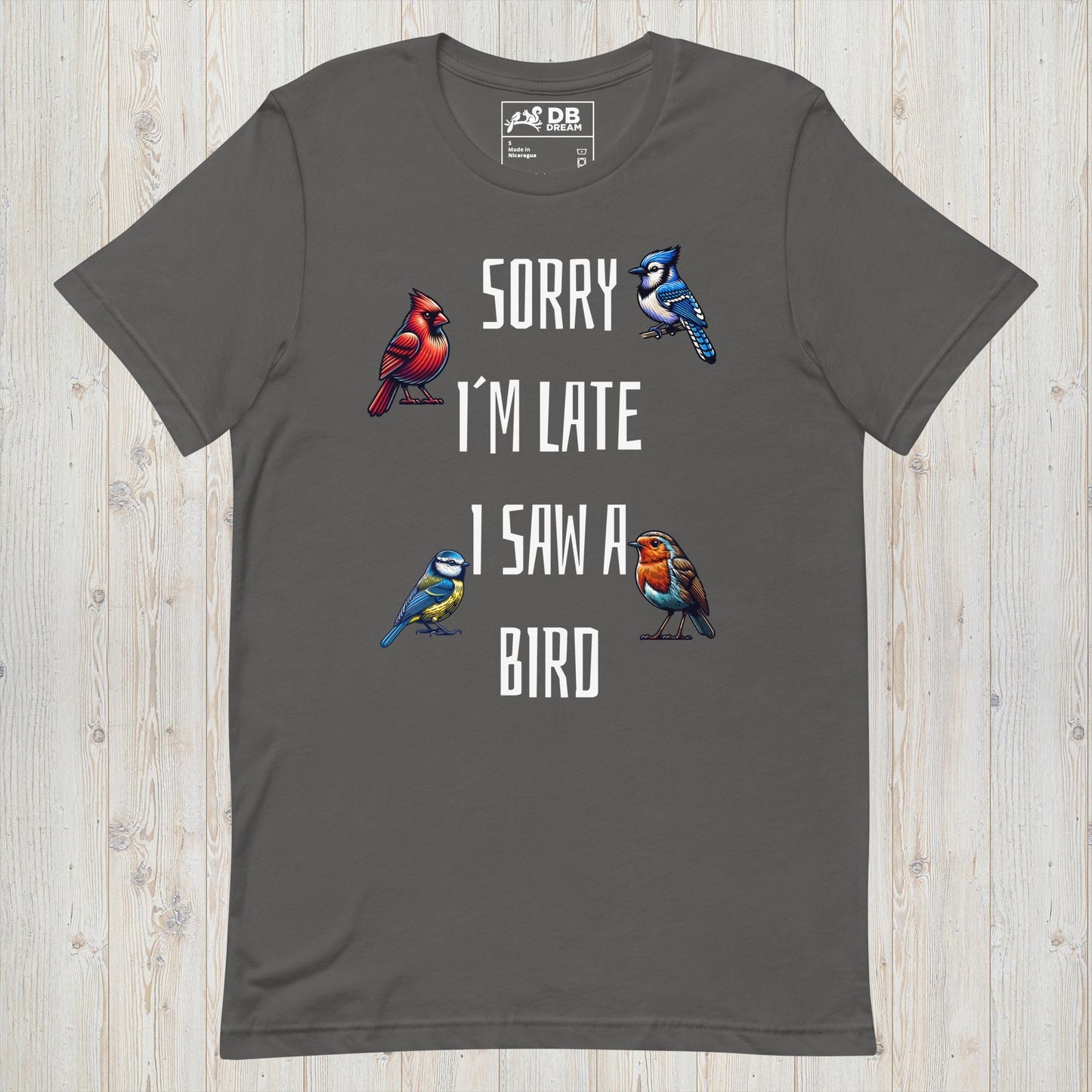 Sorry Im Late Unisex t-shirt