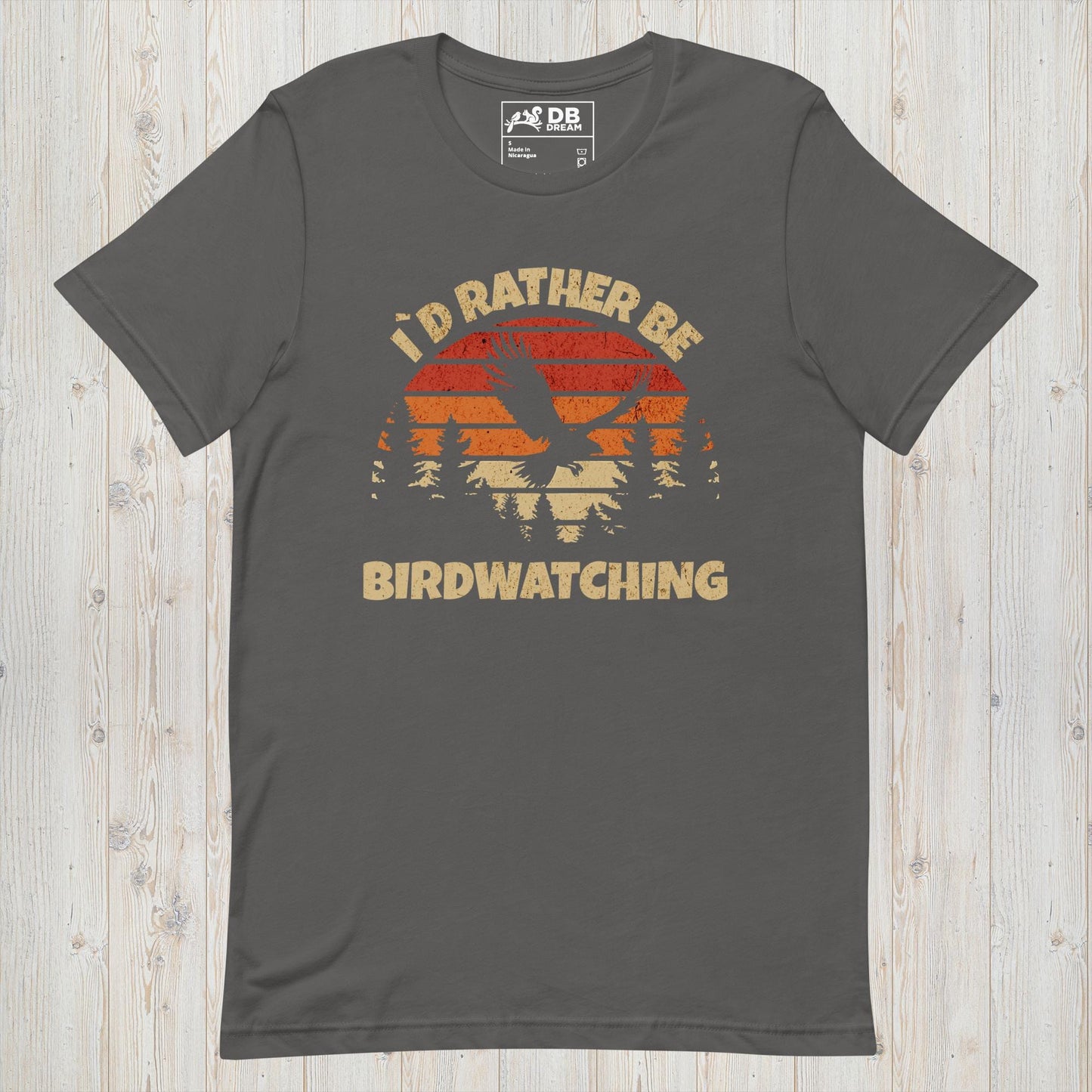 Id Rather Be Birdwatching Unisex t-shirt