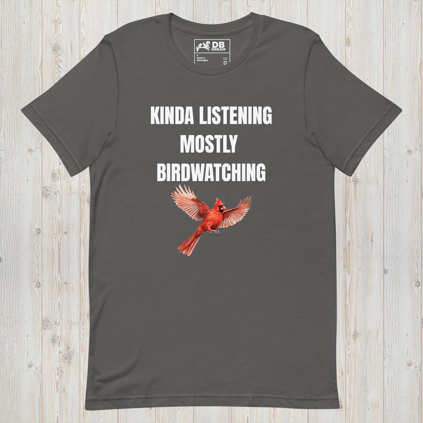 Mostly Birdwatching Unisex t-shirt