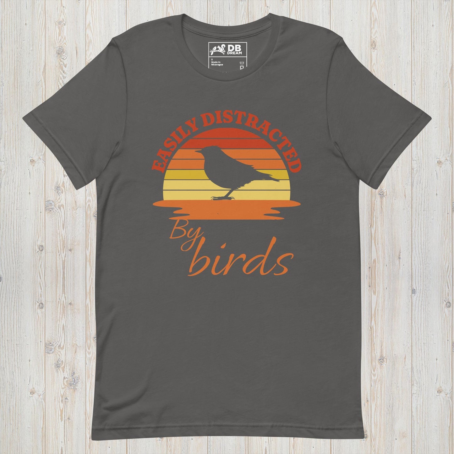 Easily Distracted By Birds Unisex t-shirt