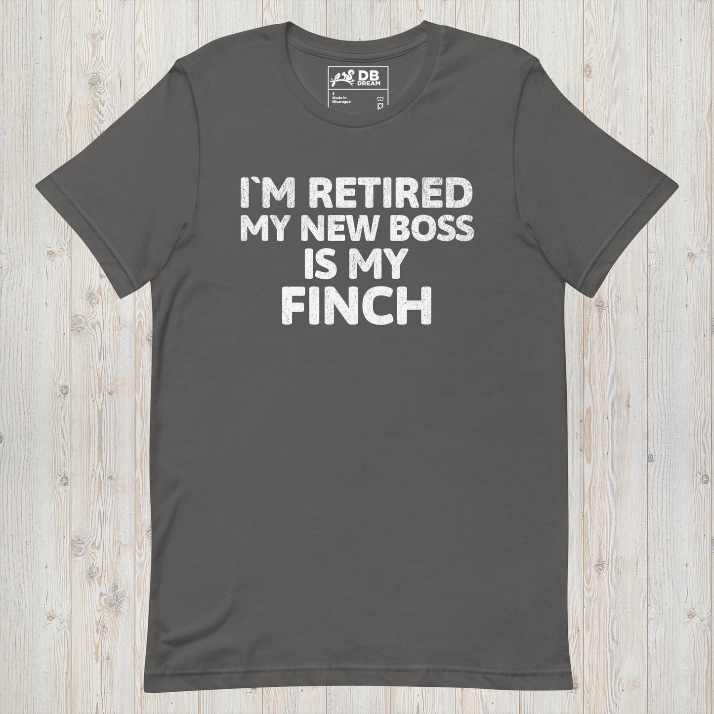 My New Boss Is My Finch Unisex t-shirt