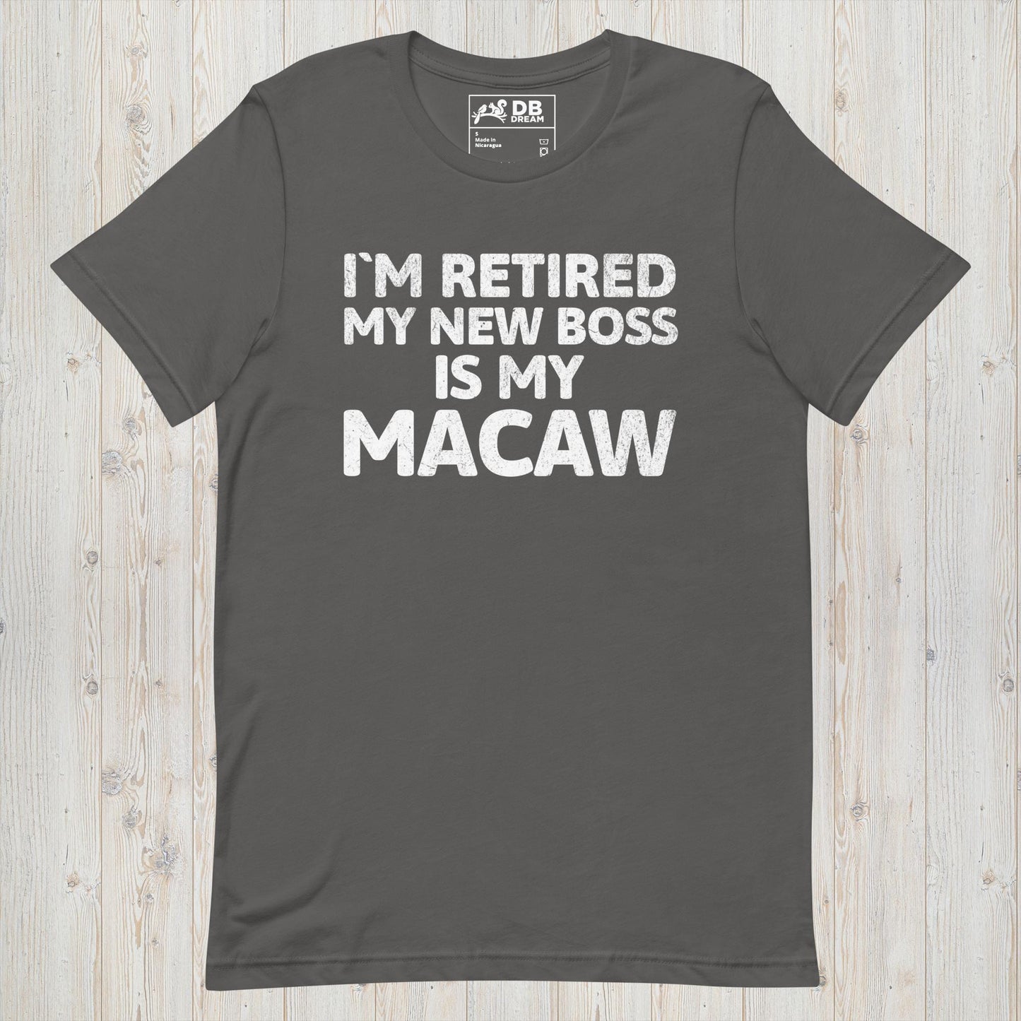 My New Boss Is My Macaw Unisex t-shirt