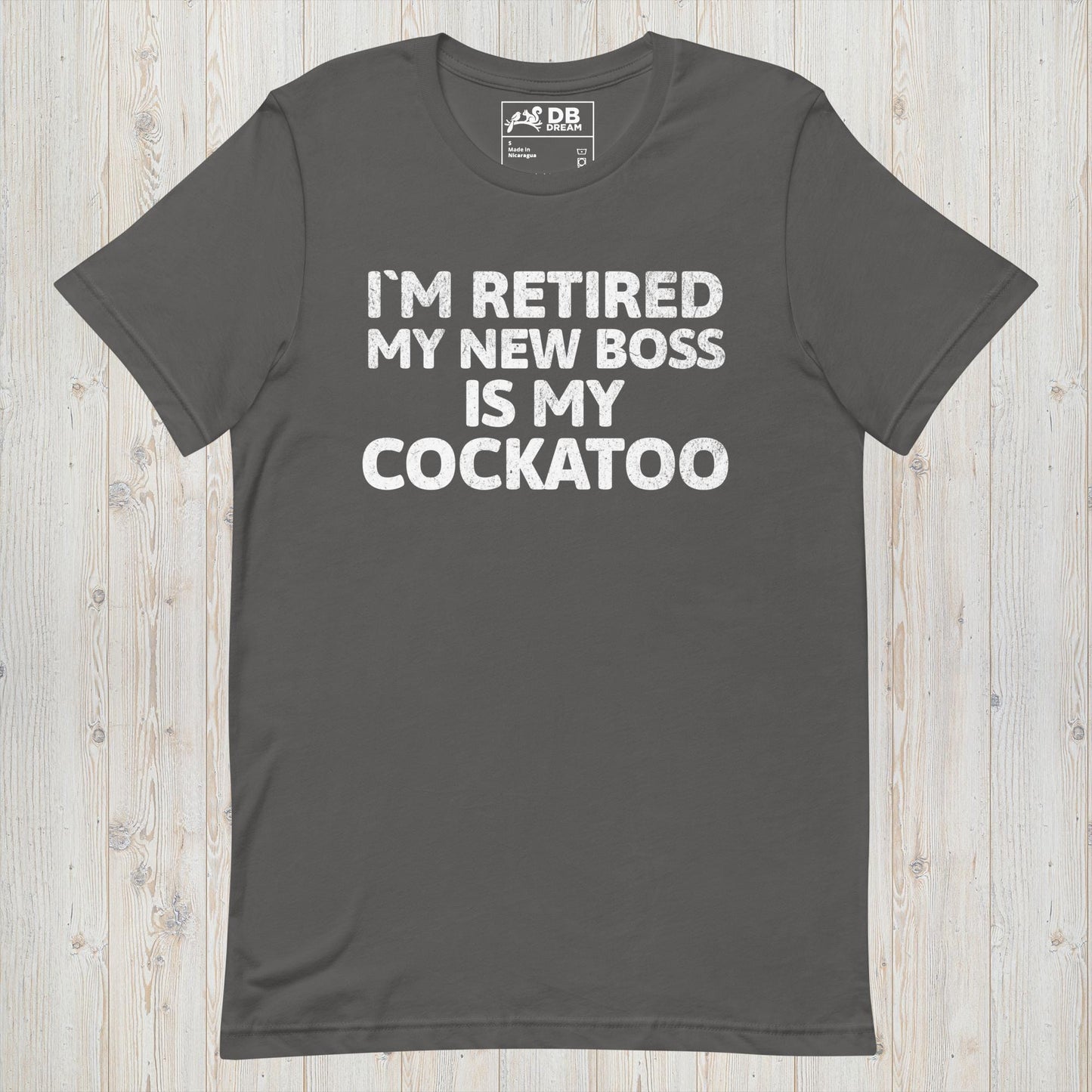 My New Boss Is My Cockatoo Unisex t-shirt