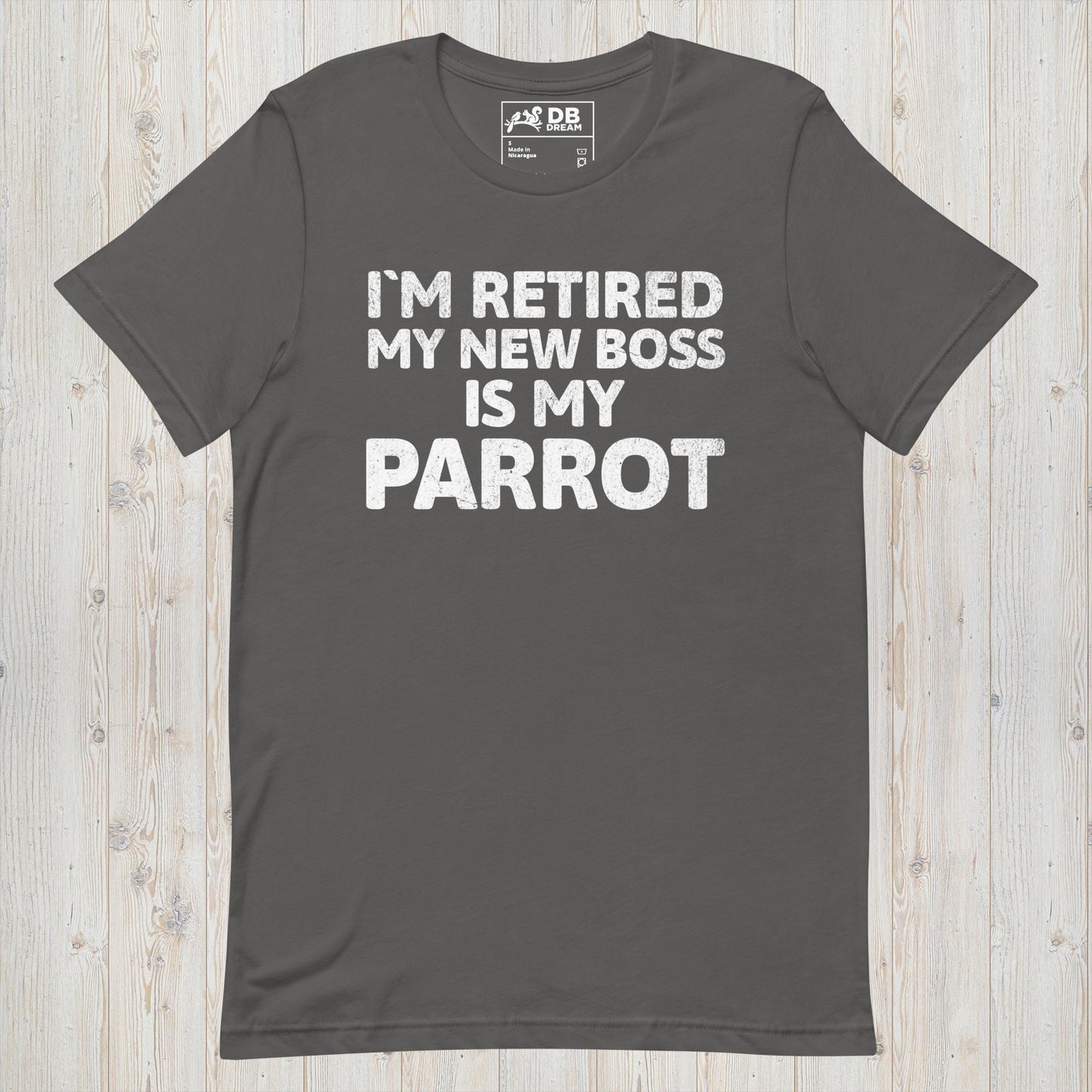 My New Boss Is My Parrot Unisex t-shirt