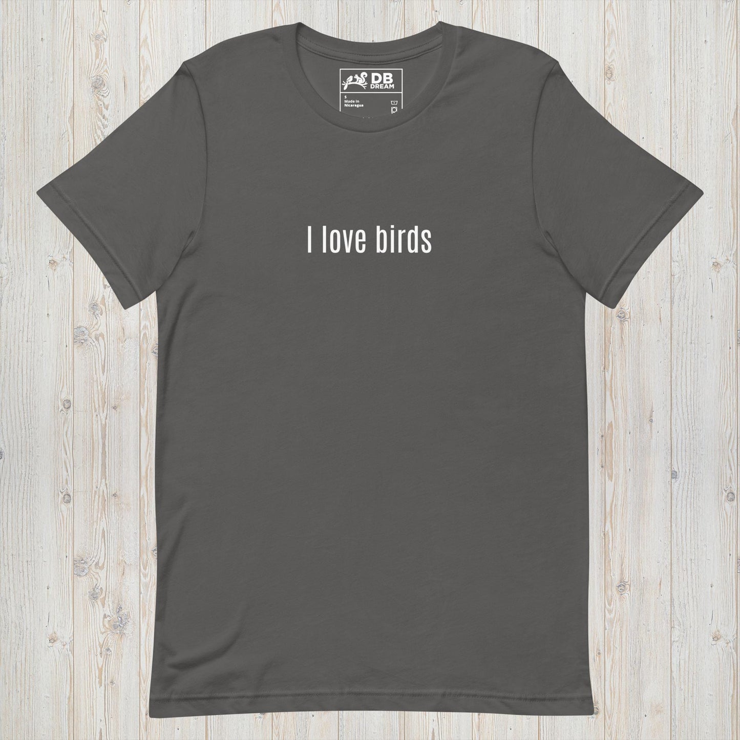 I Love Birds Unisex t-shirt