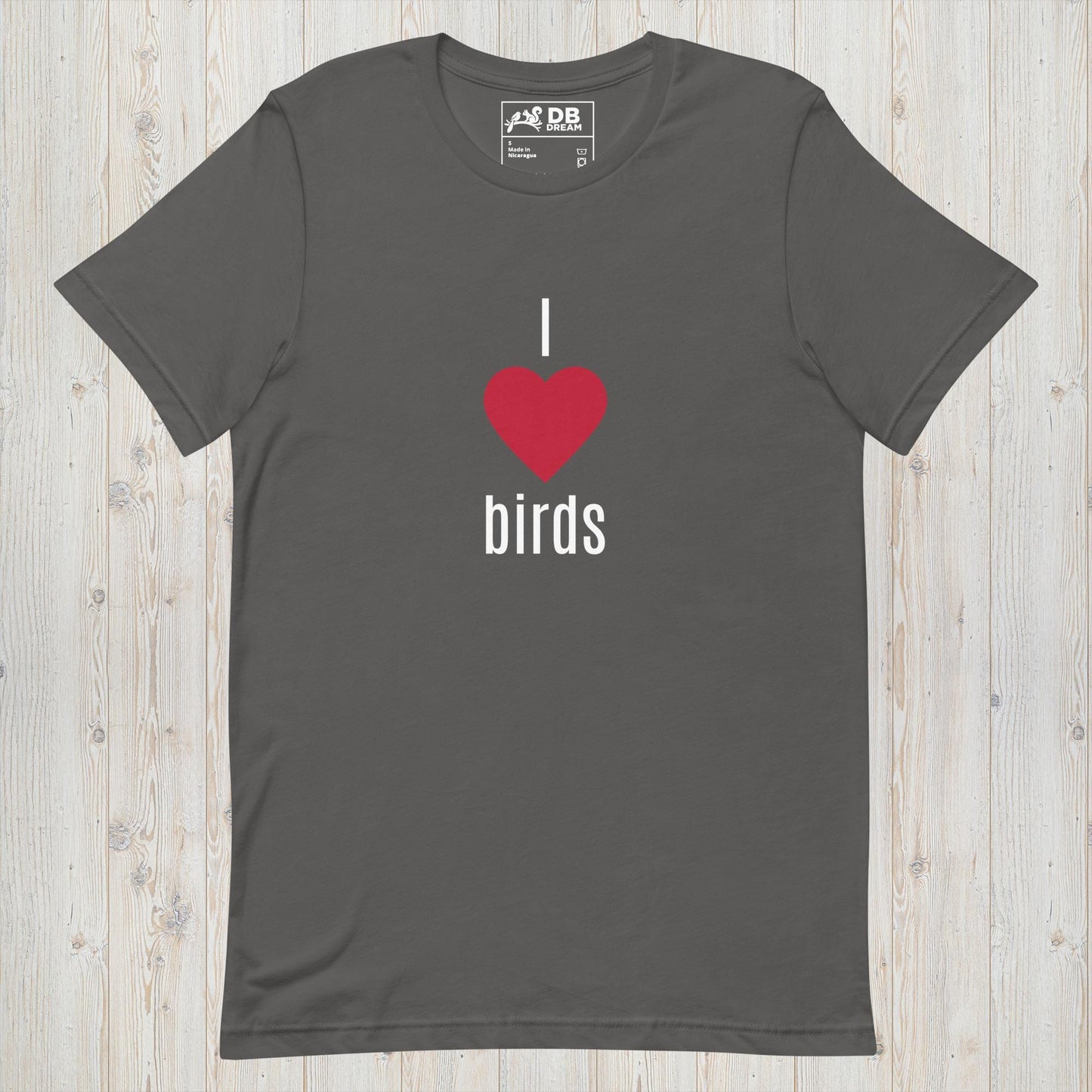 I Love Birds Unisex t-shirt