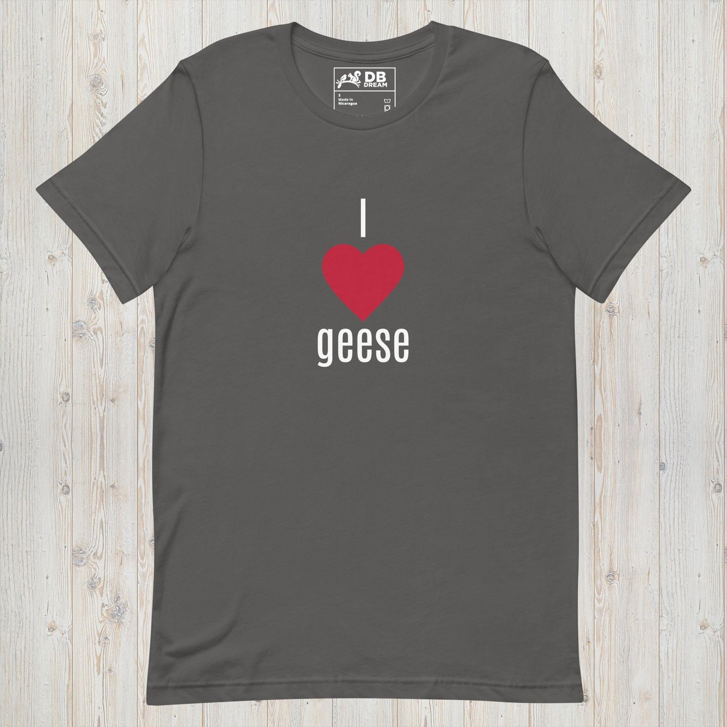 I Love Geese Unisex t-shirt