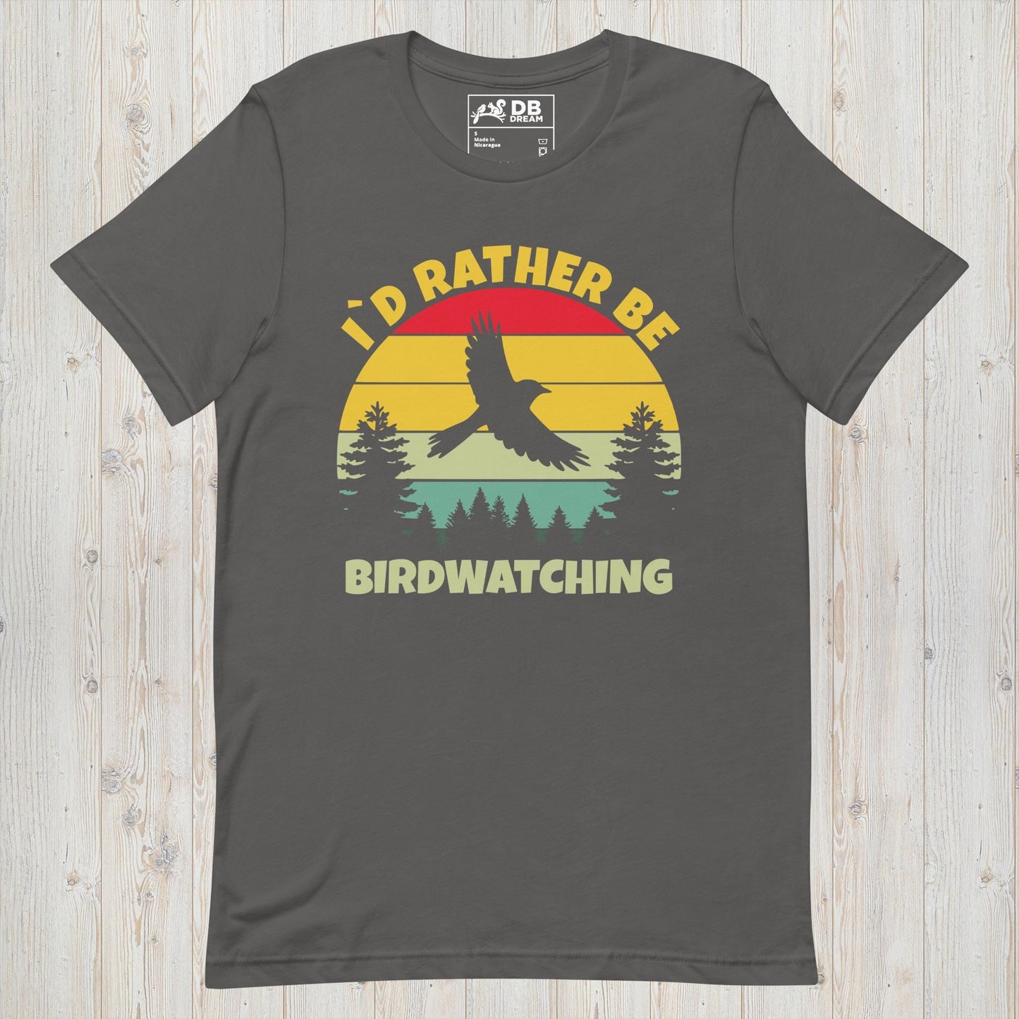 I´d Rather Be Birdwatching Unisex t-shirt