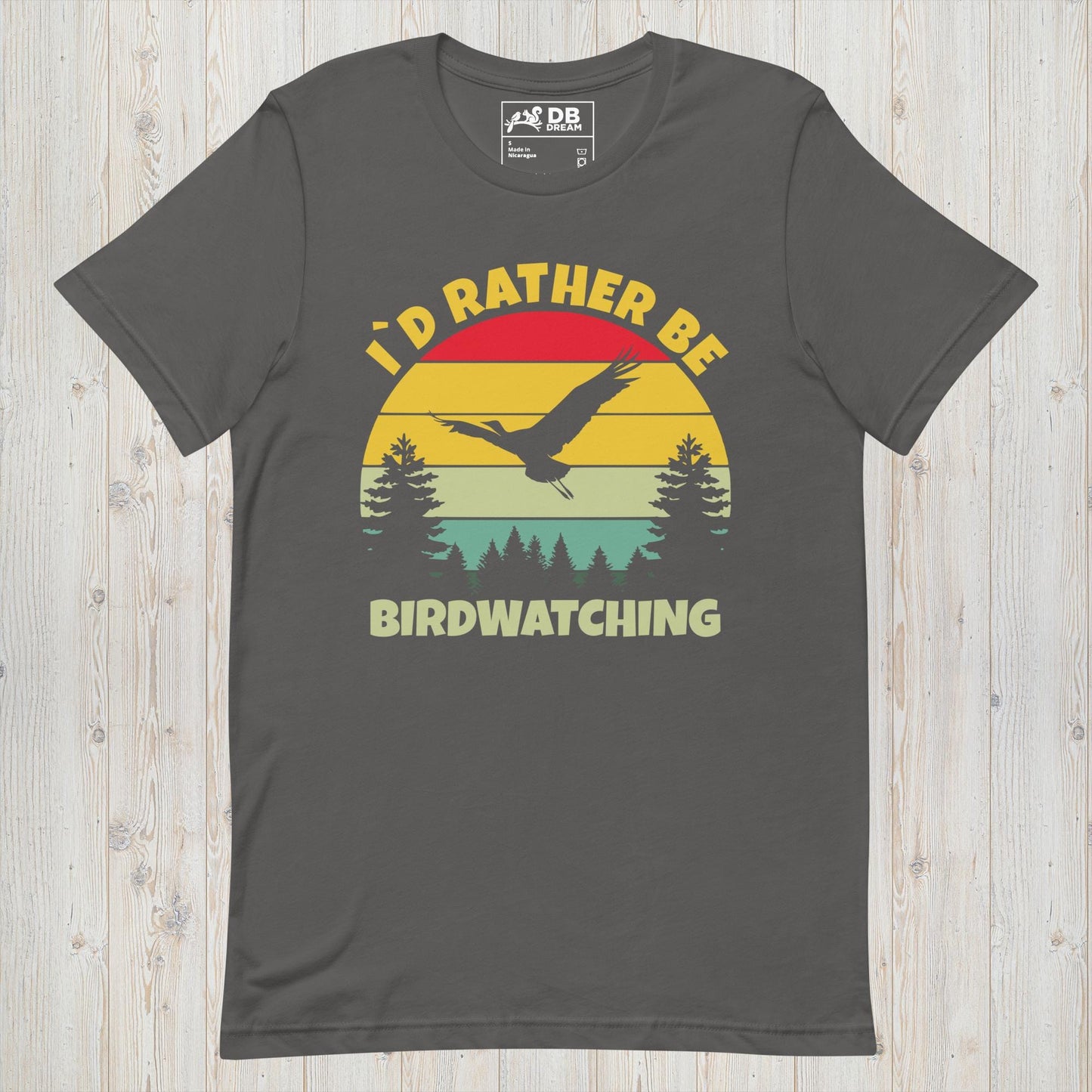 I´d Rather Be Birdwatching Unisex t-shirt