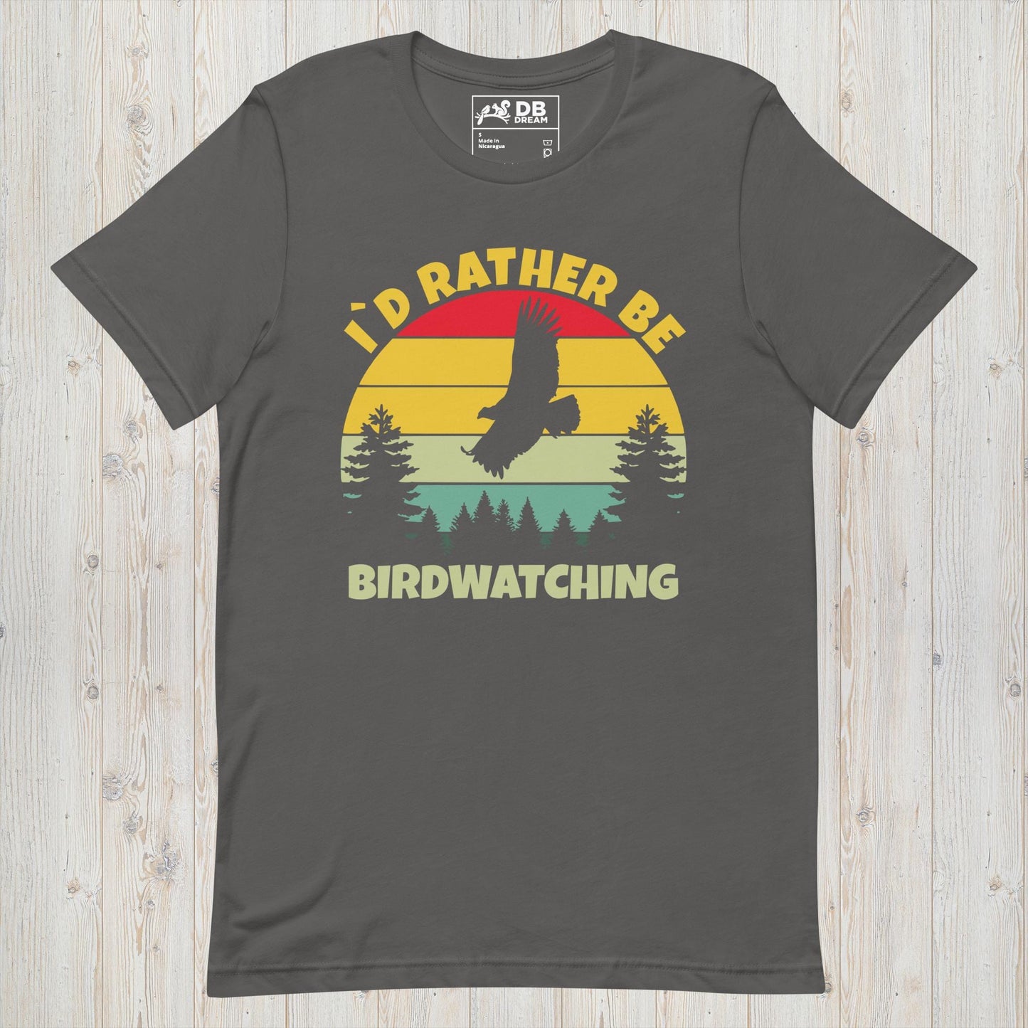 I´d Rather Be Birdwatching Unisex t-shirt