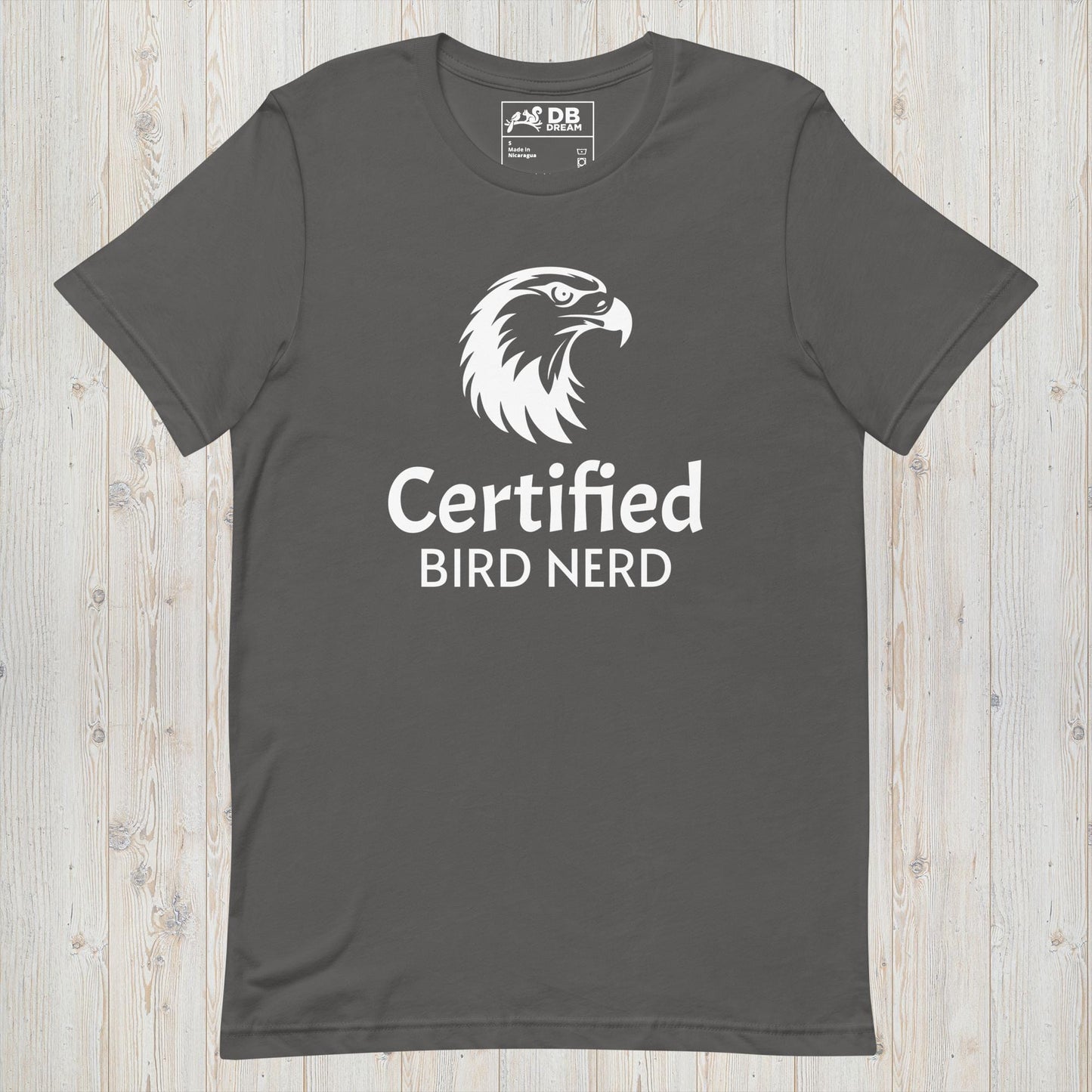 Certified Bird Nerd Unisex t-shirt