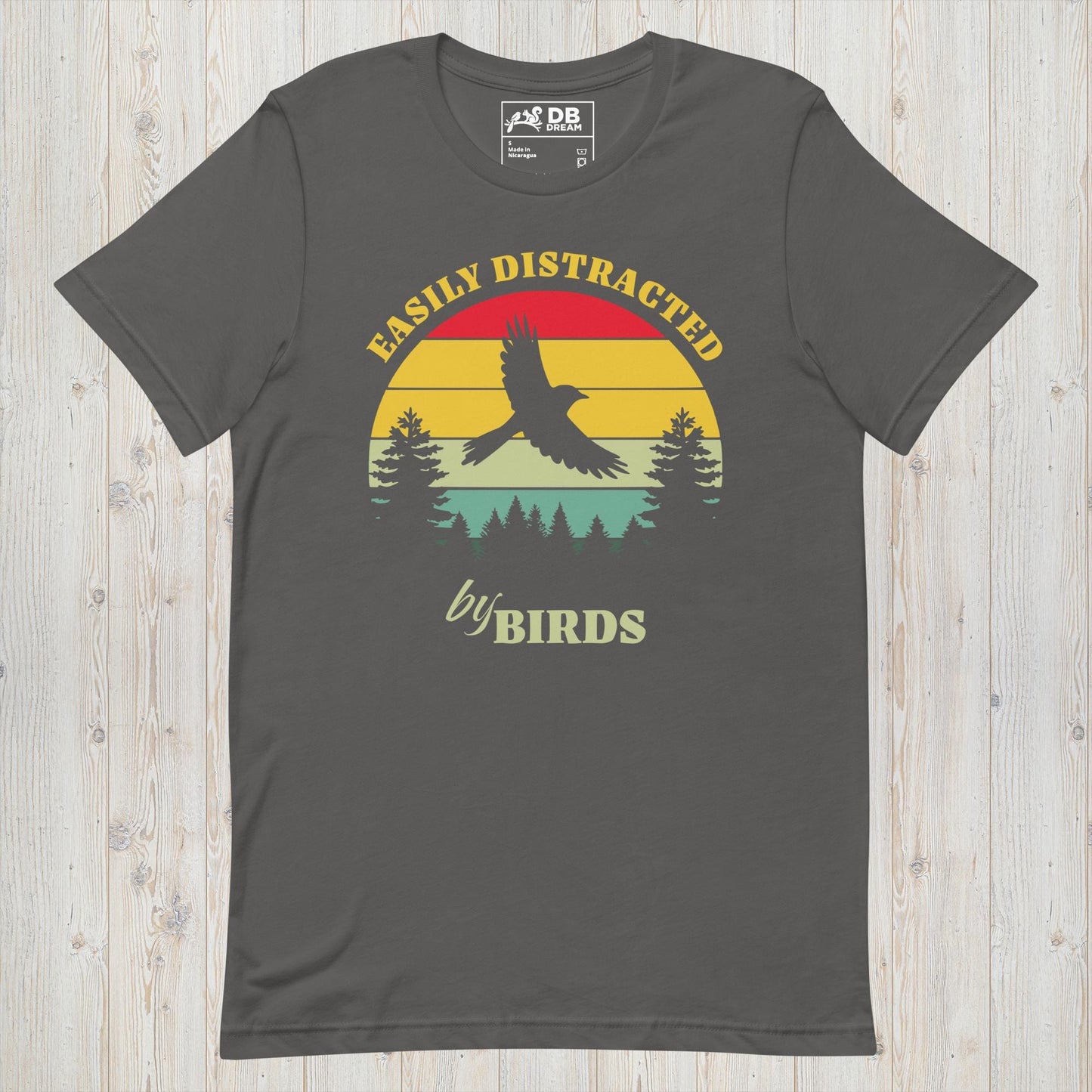 Easily Distracted By Birds Unisex t-shirt