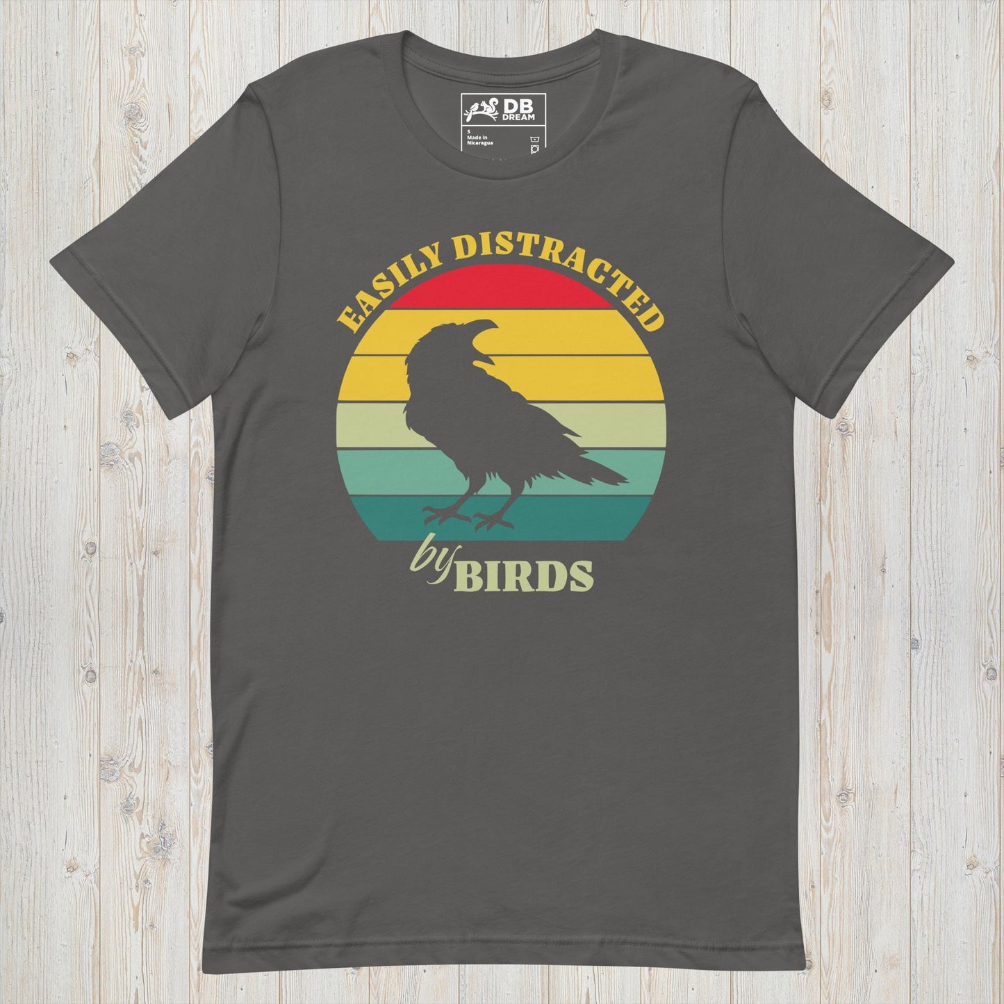 Easily Distracted By Birds Unisex t-shirt