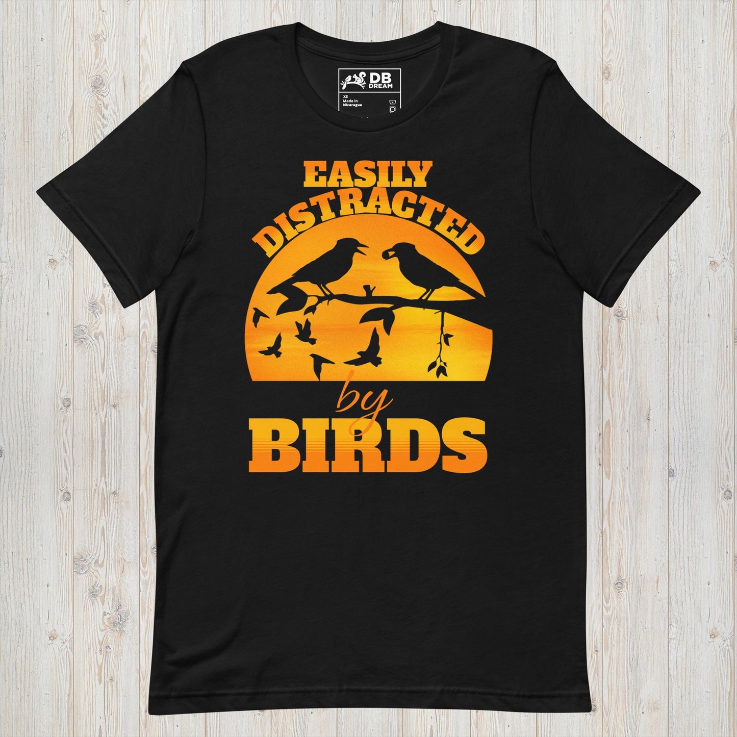 Easily Distracted By Birds Unisex t-shirt