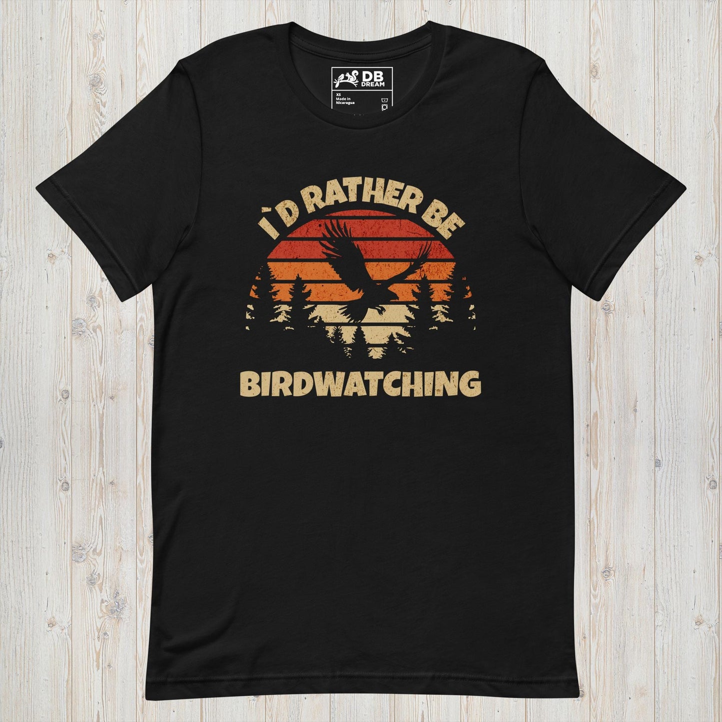 Id Rather Be Birdwatching Unisex t-shirt