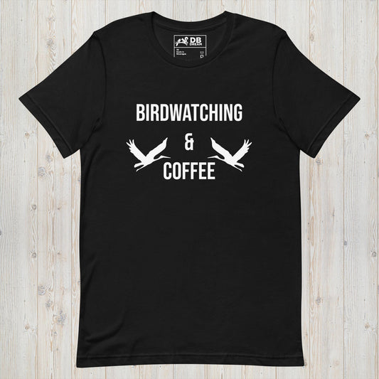 Birdwantching & Coffee Unisex t-shirt