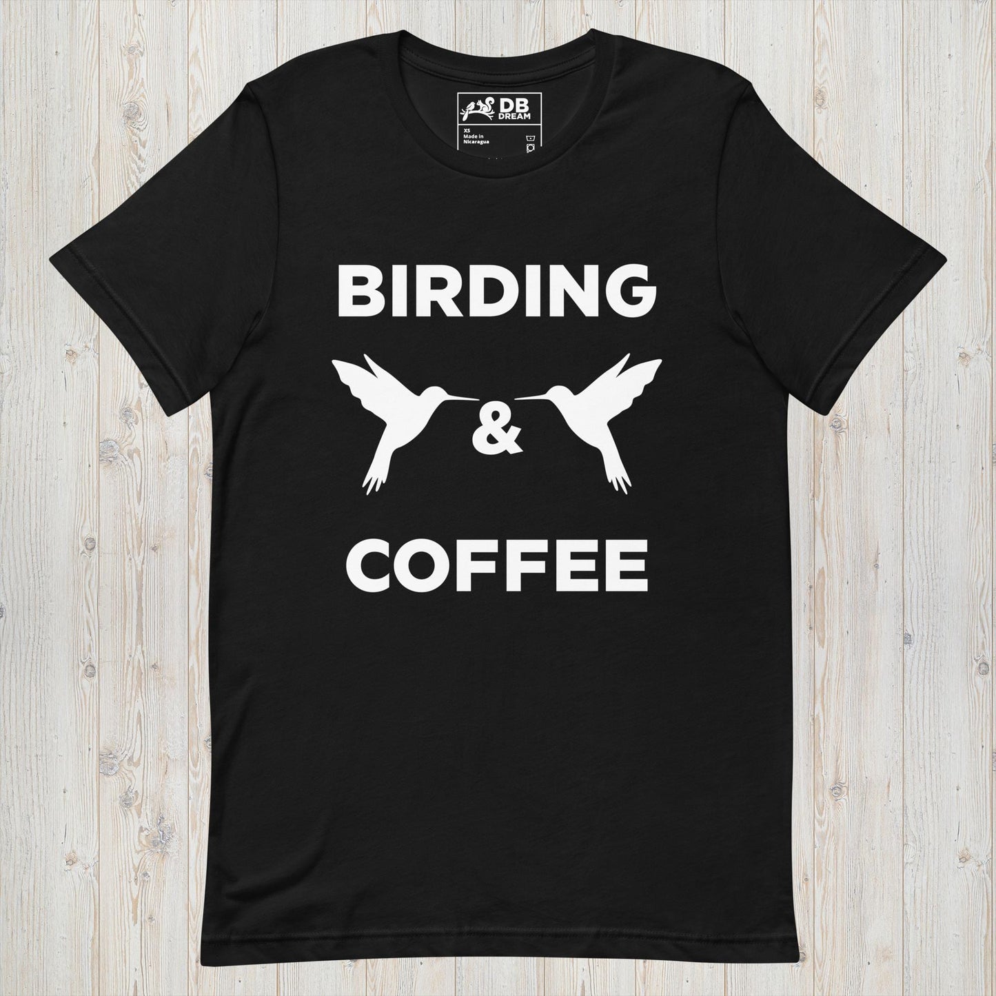 Birding & Coffee Unisex t-shirt