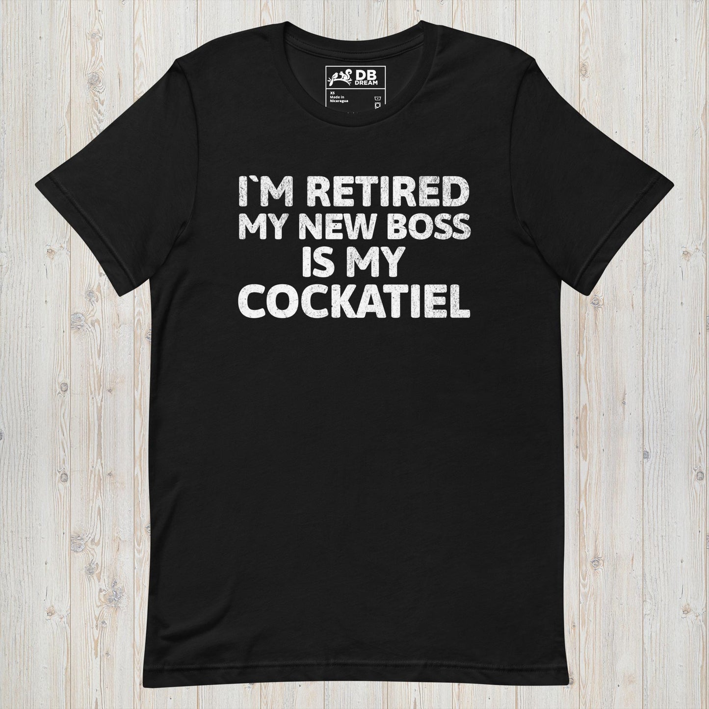 My New Boss Is My Cockatiel Unisex t-shirt