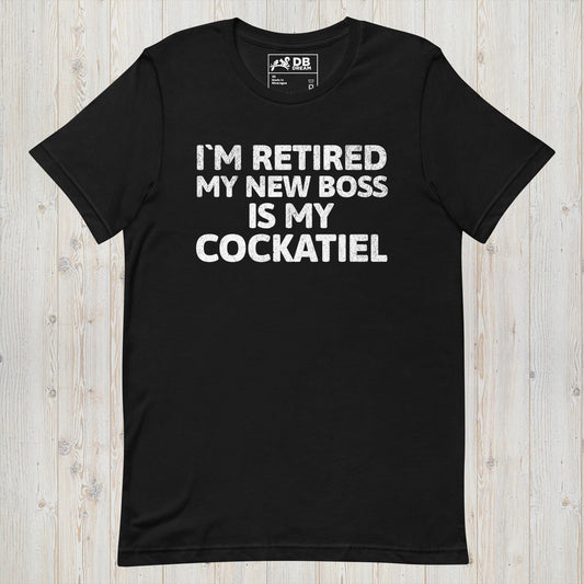 My New Boss Is My Cockatiel Unisex t-shirt