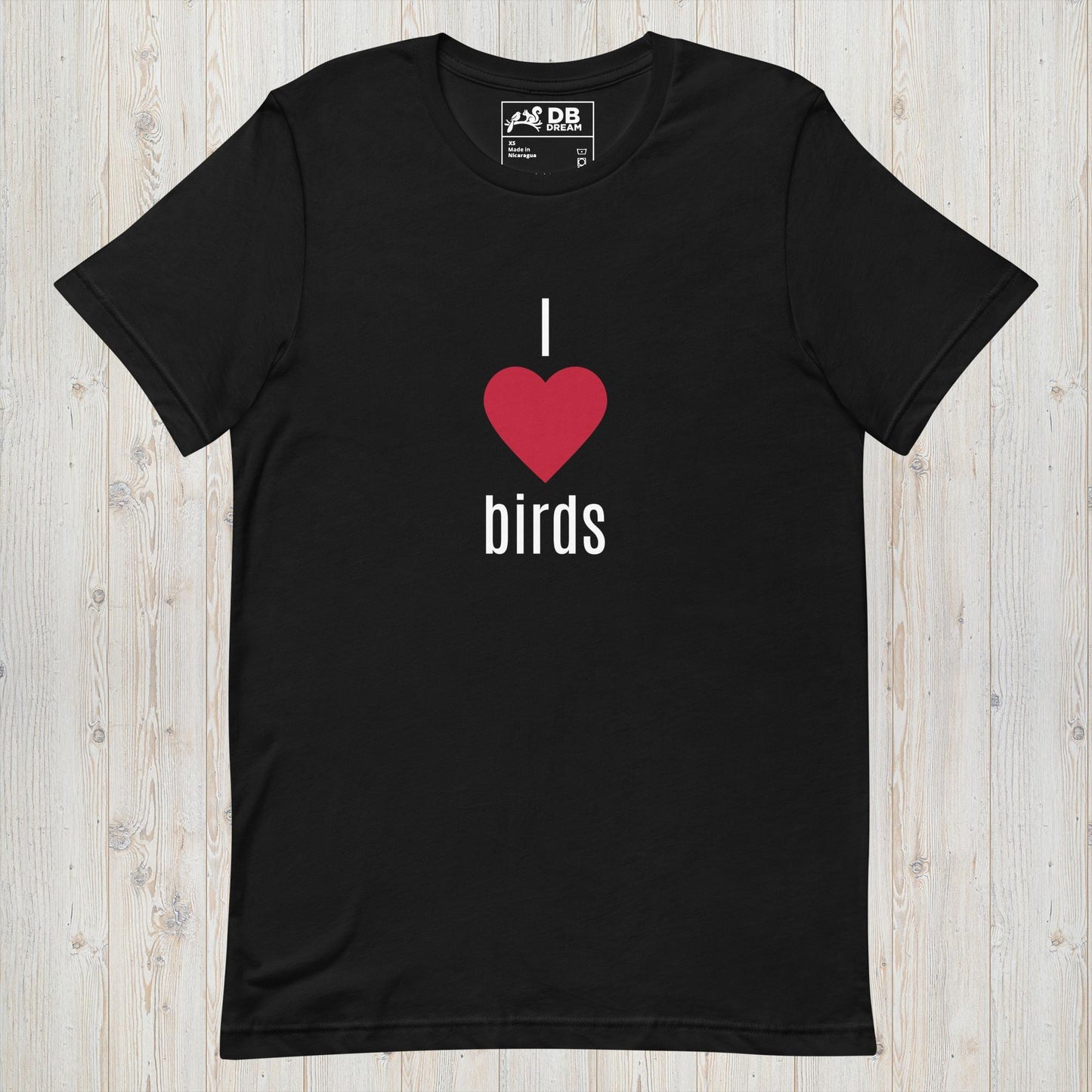 I Love Birds Unisex t-shirt