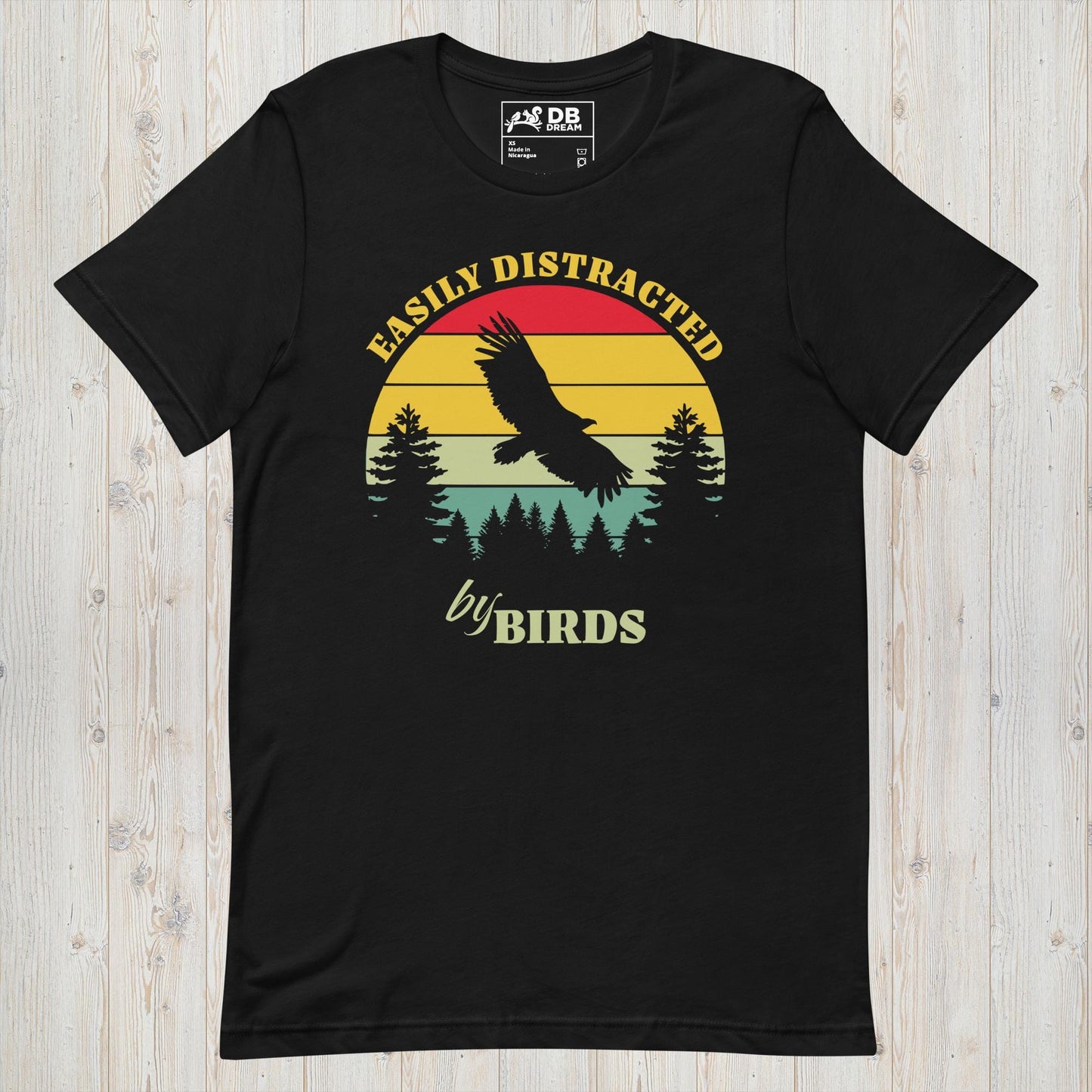 Easily Distracted By Birds Unisex t-shirt