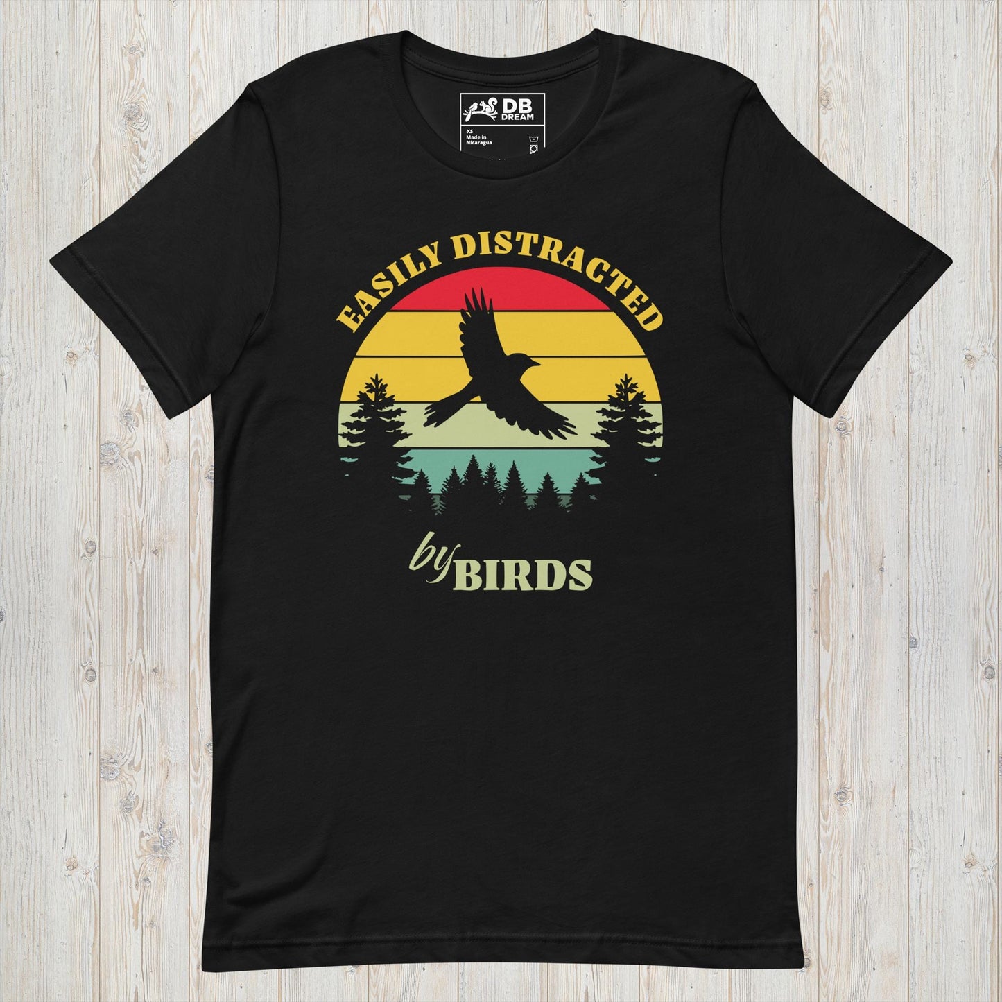 Easily Distracted By Birds Unisex t-shirt