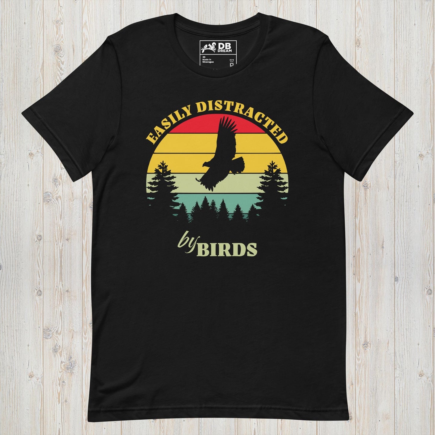 Easily Distracted By Birds Unisex t-shirt