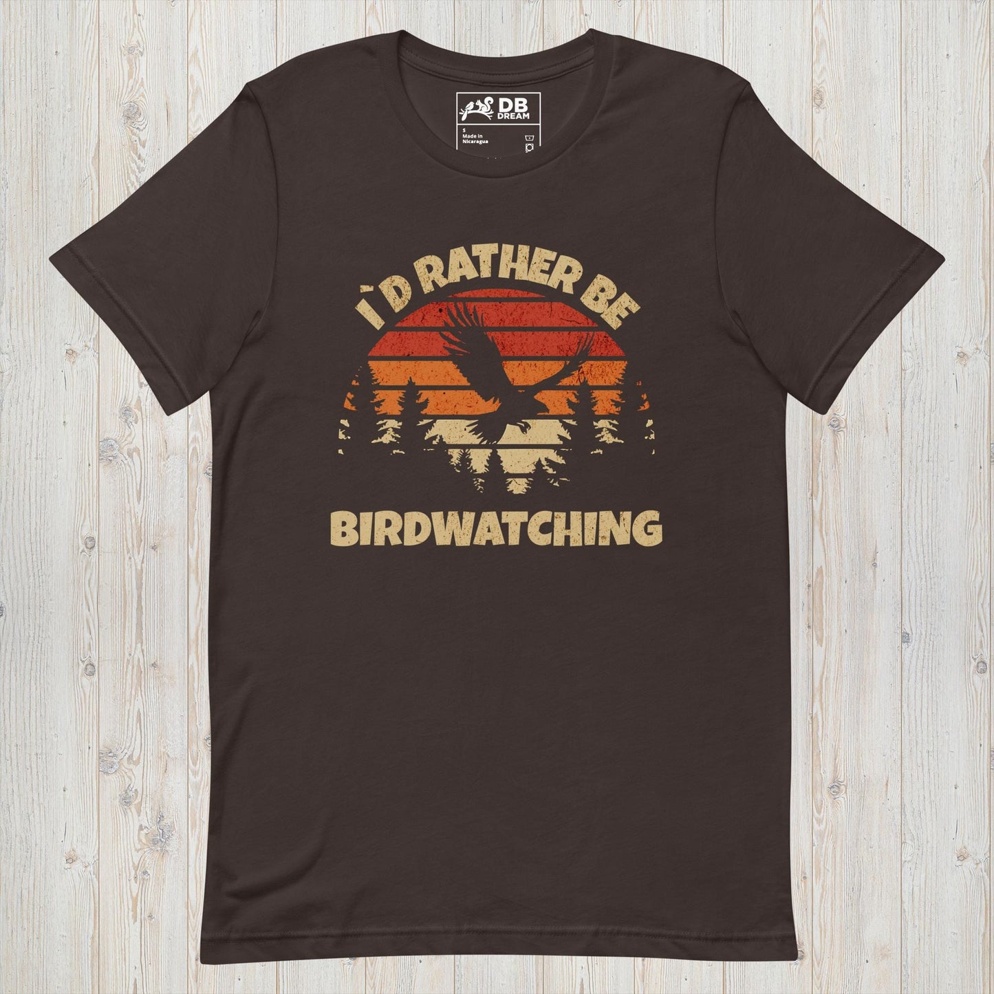 Id Rather Be Birdwatching Unisex t-shirt