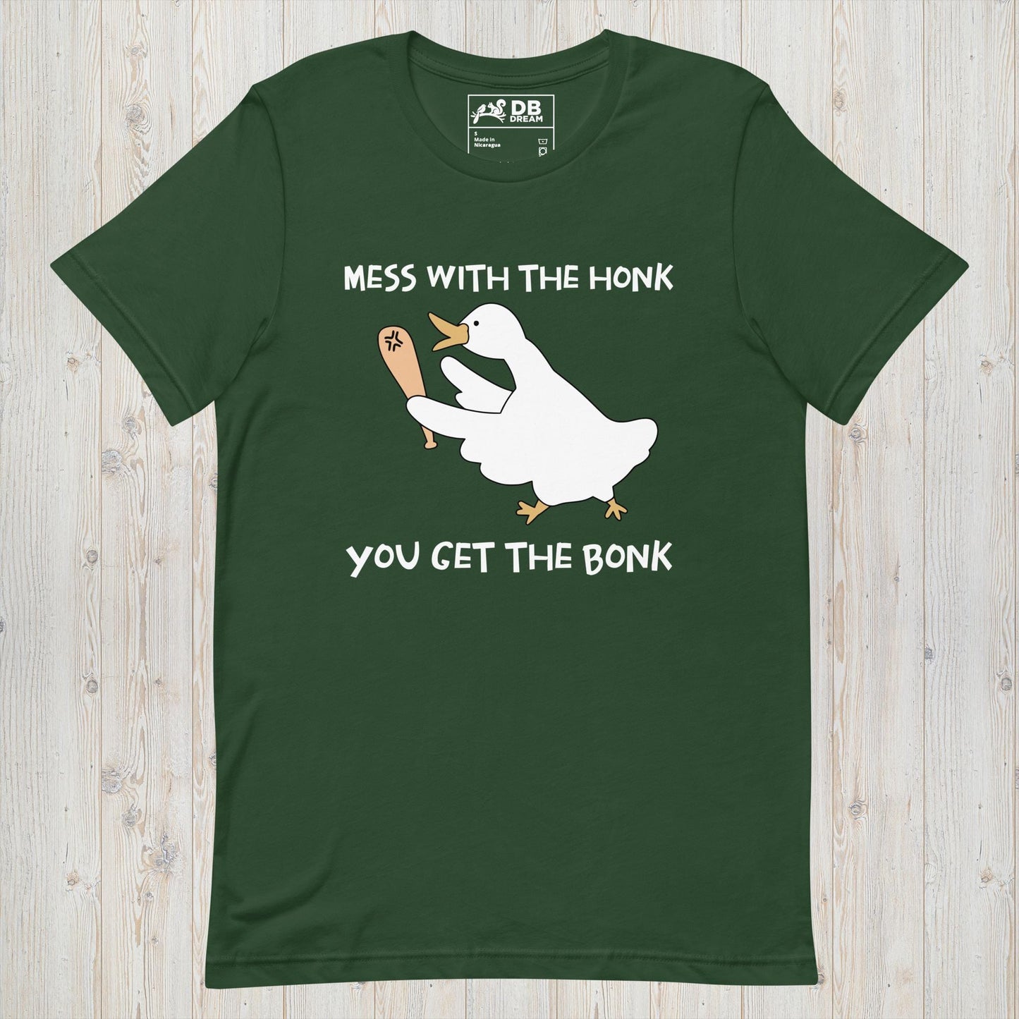 Mess With The Honk You Get The Bonk Unisex t-shirt