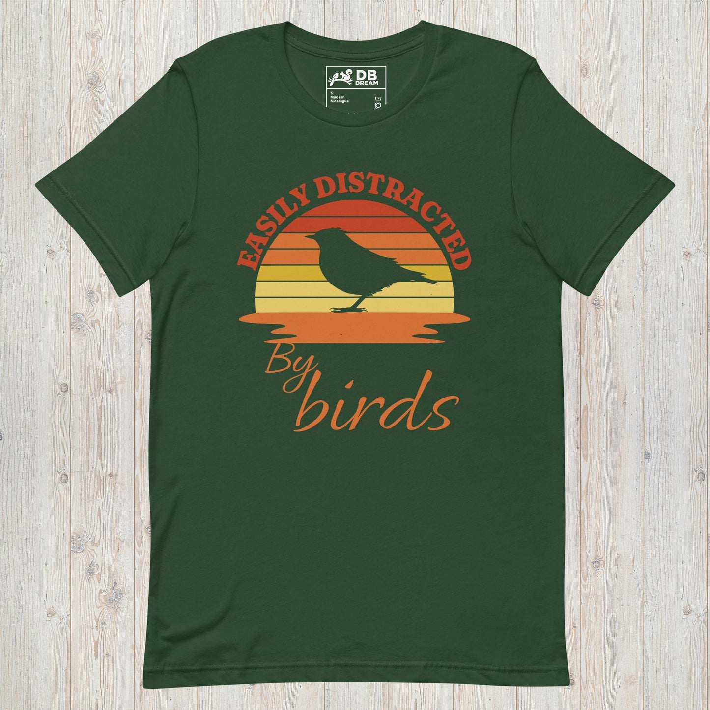 Easily Distracted By Birds Unisex t-shirt