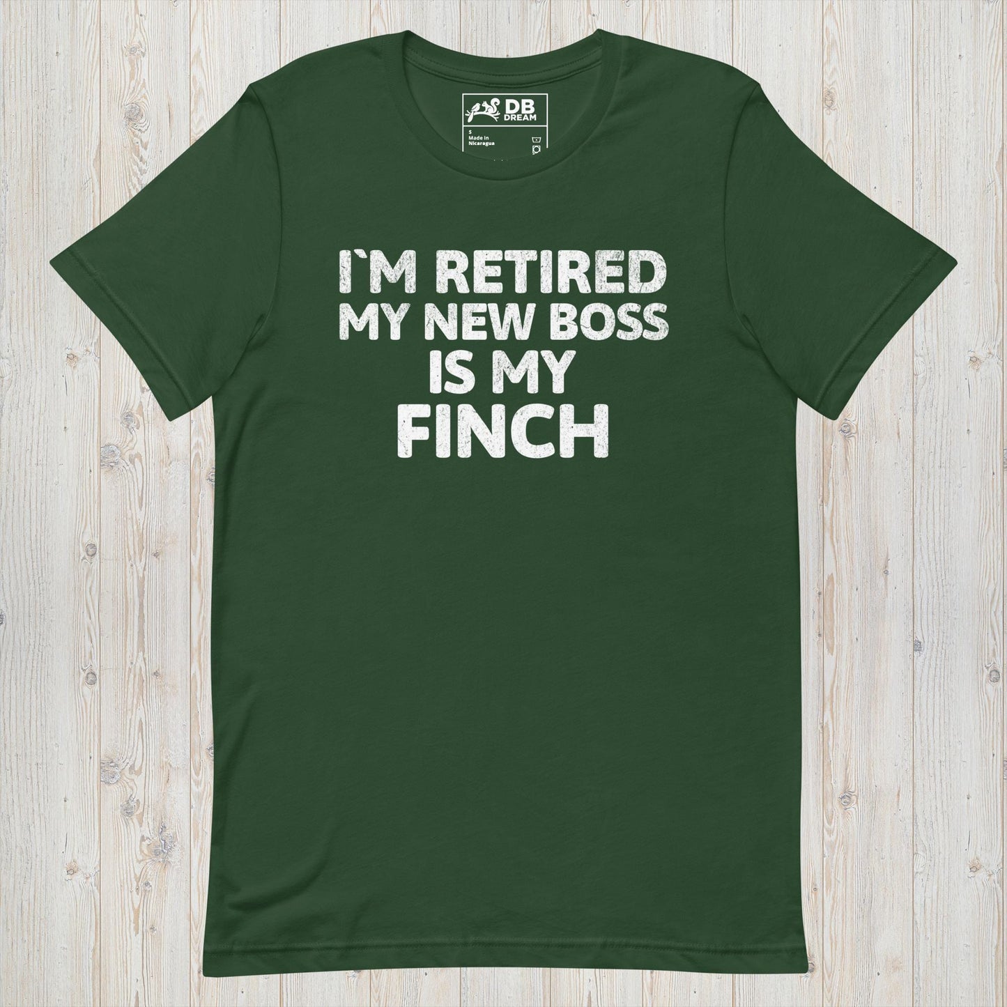 My New Boss Is My Finch Unisex t-shirt