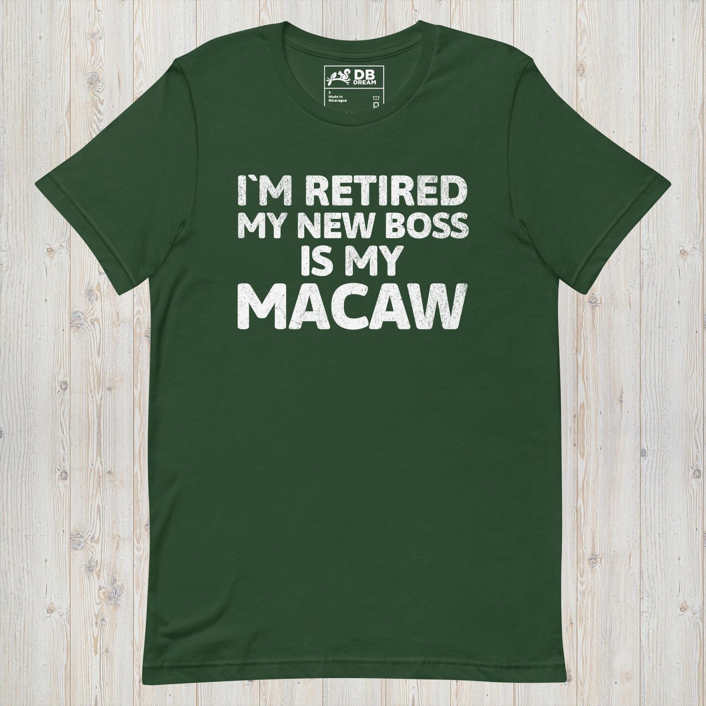 My New Boss Is My Macaw Unisex t-shirt